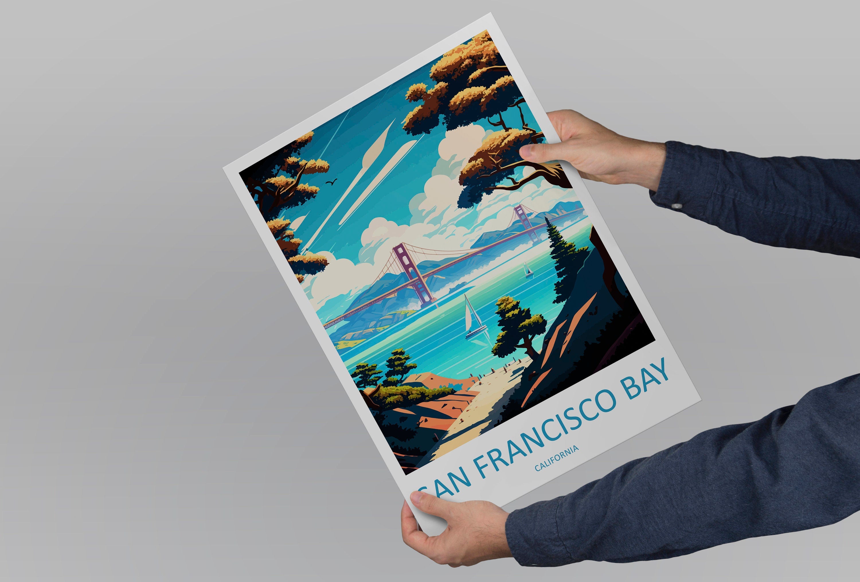 San Francisco Bay Area Travel Print