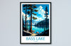 Bass Lake Travel Print