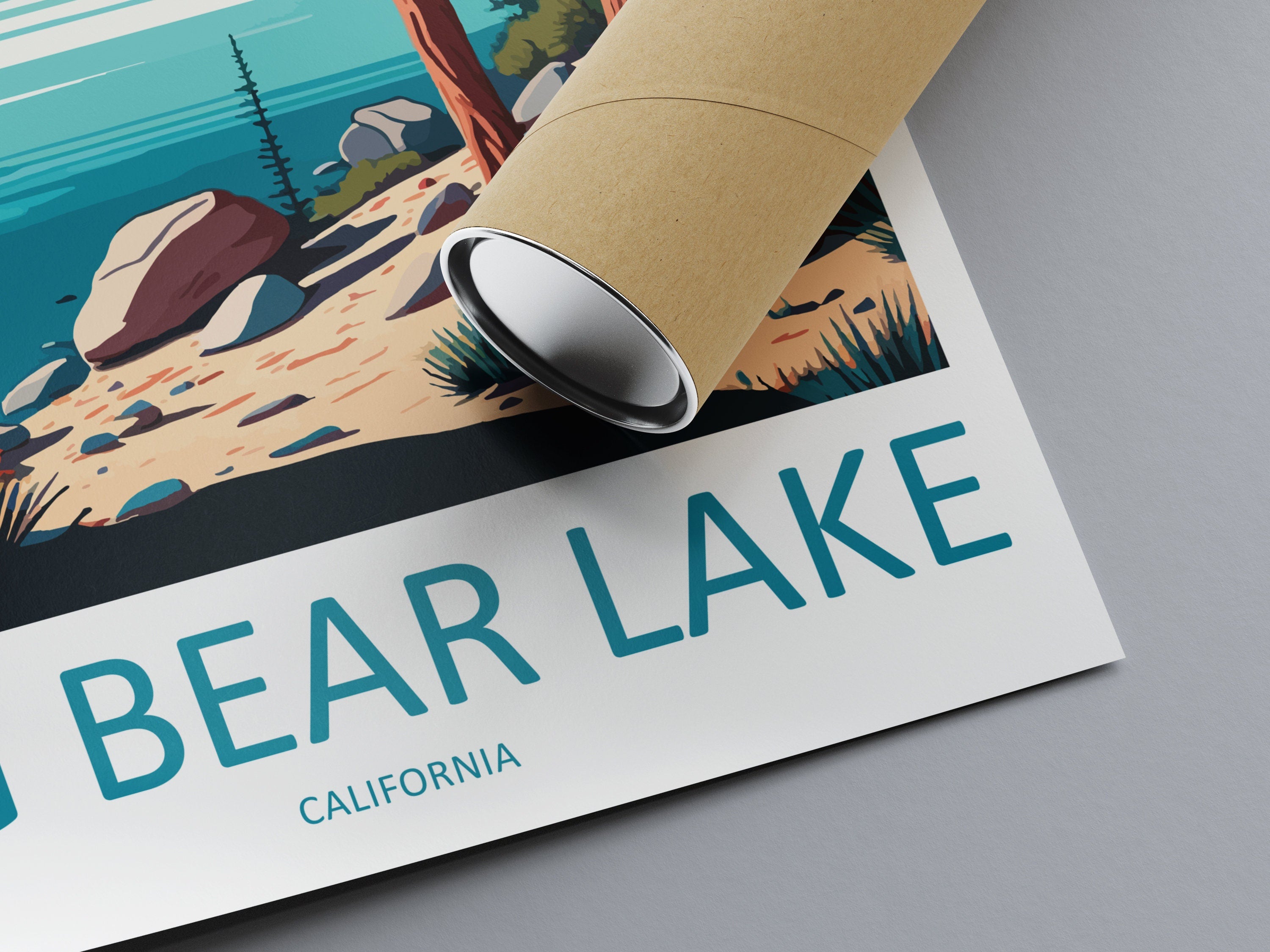 Big Bear Lake Travel Print