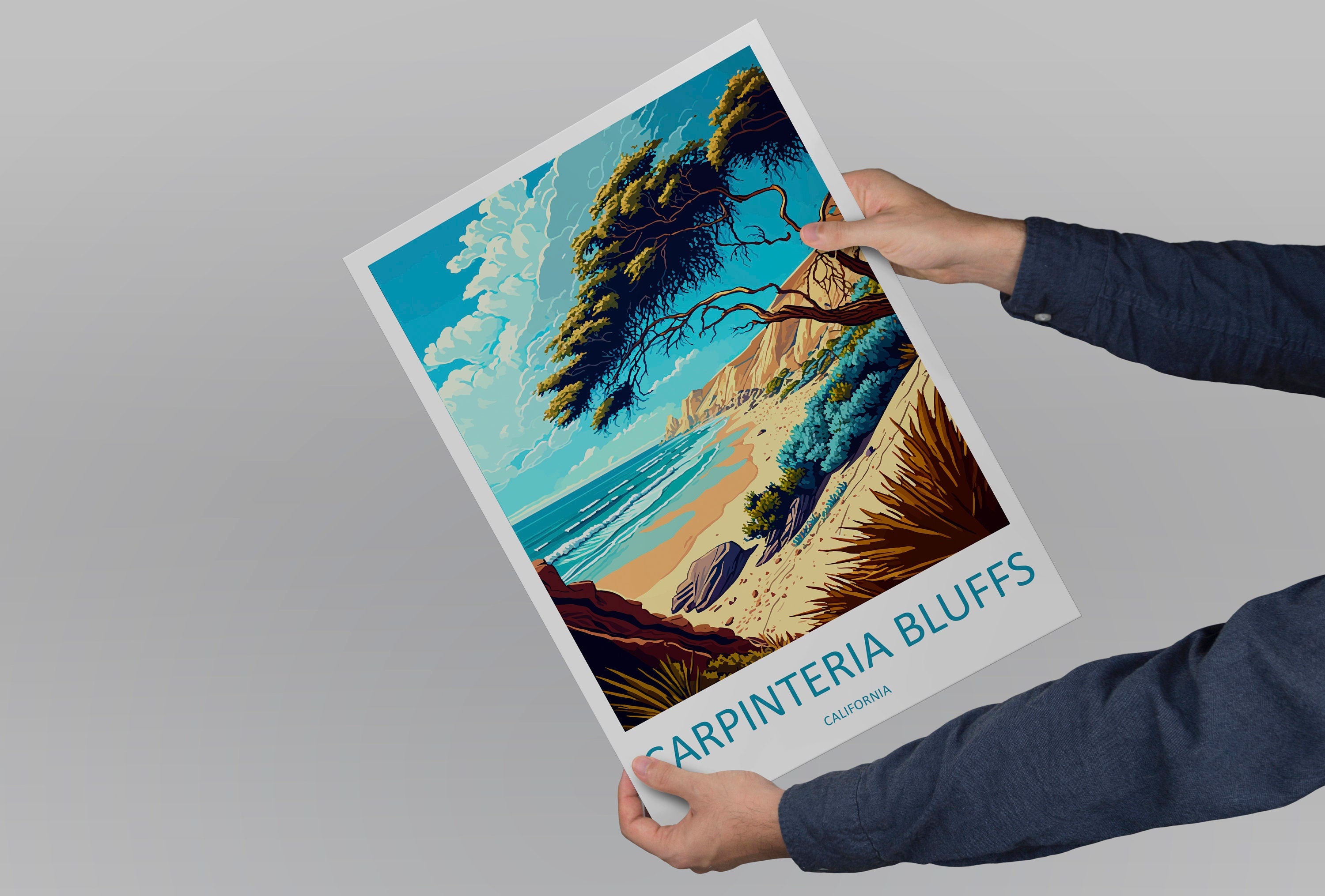 Carpinteria Bluffs Travel Print