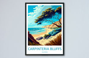 Carpinteria Bluffs Travel Print