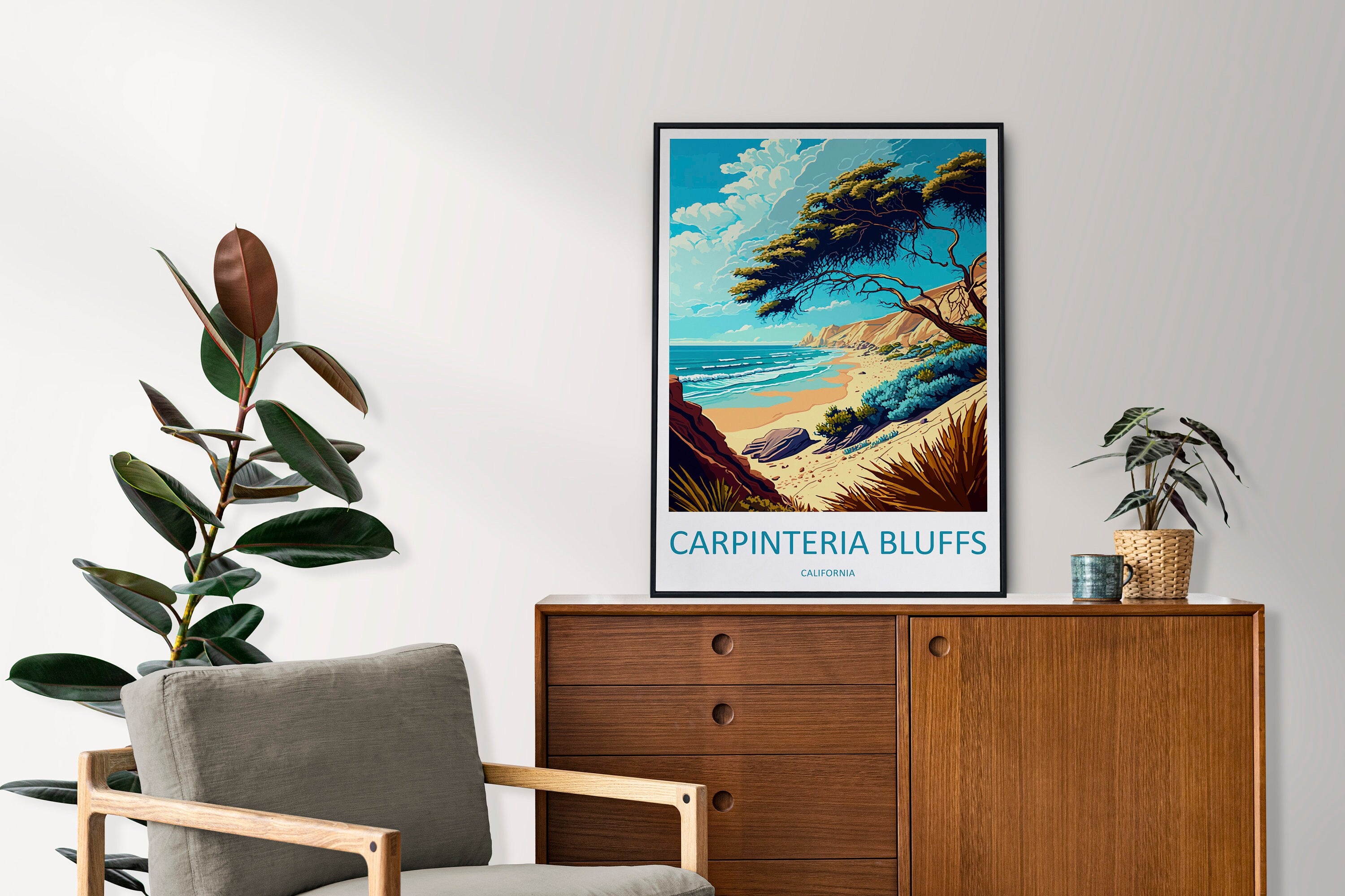 Carpinteria Bluffs Travel Print