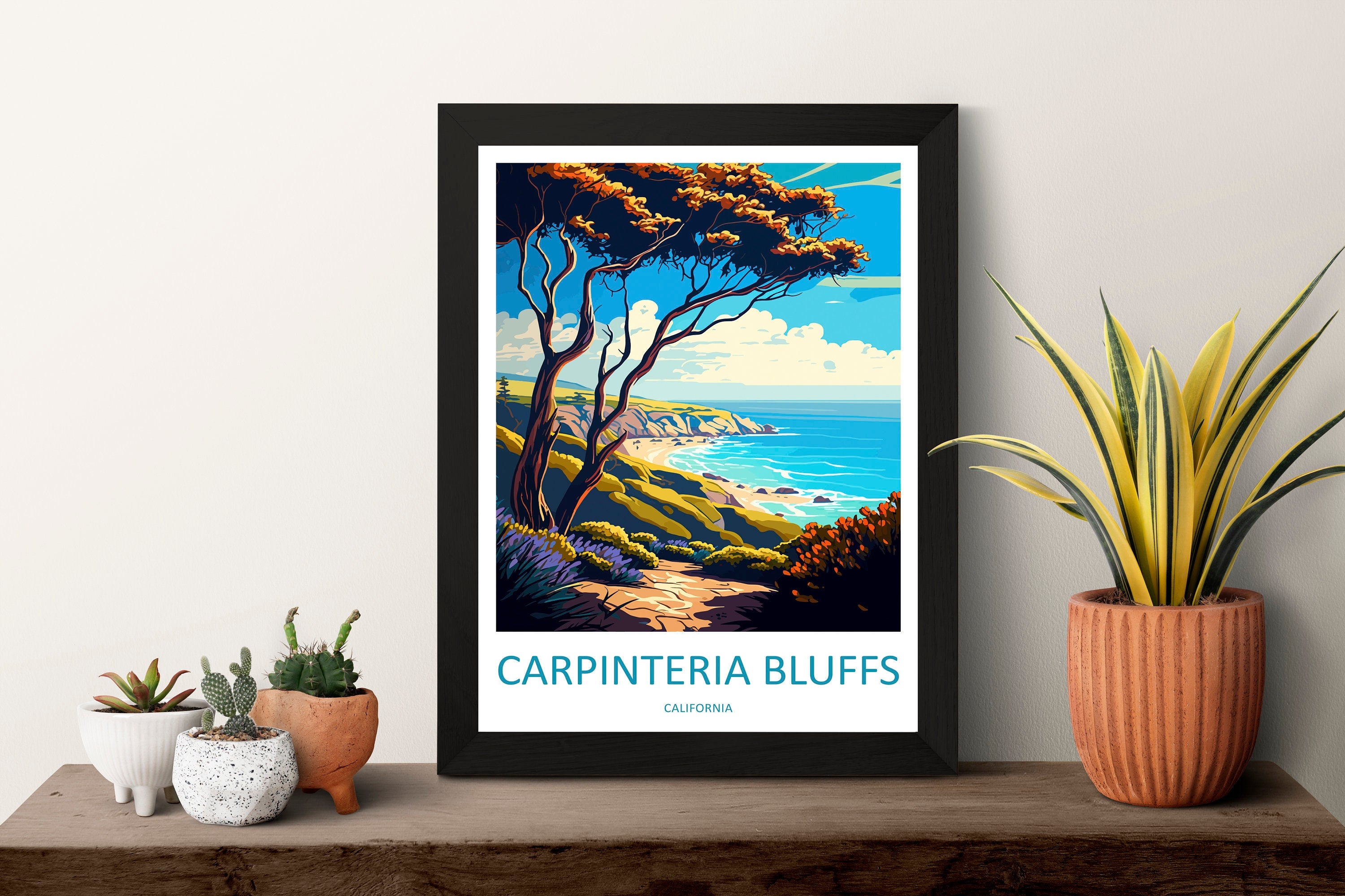 Carpinteria Bluffs Travel Print