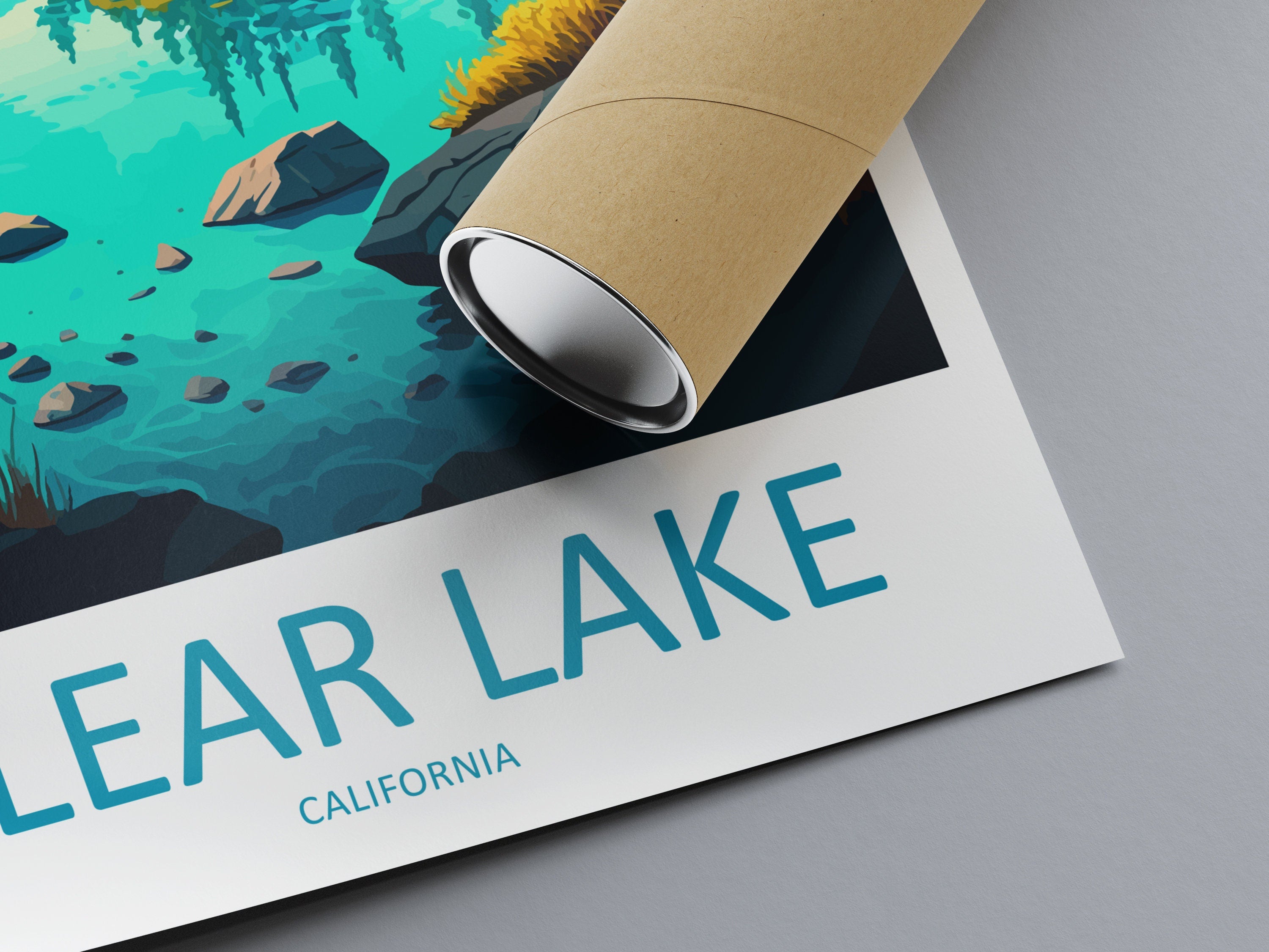 Clear Lake Travel Print