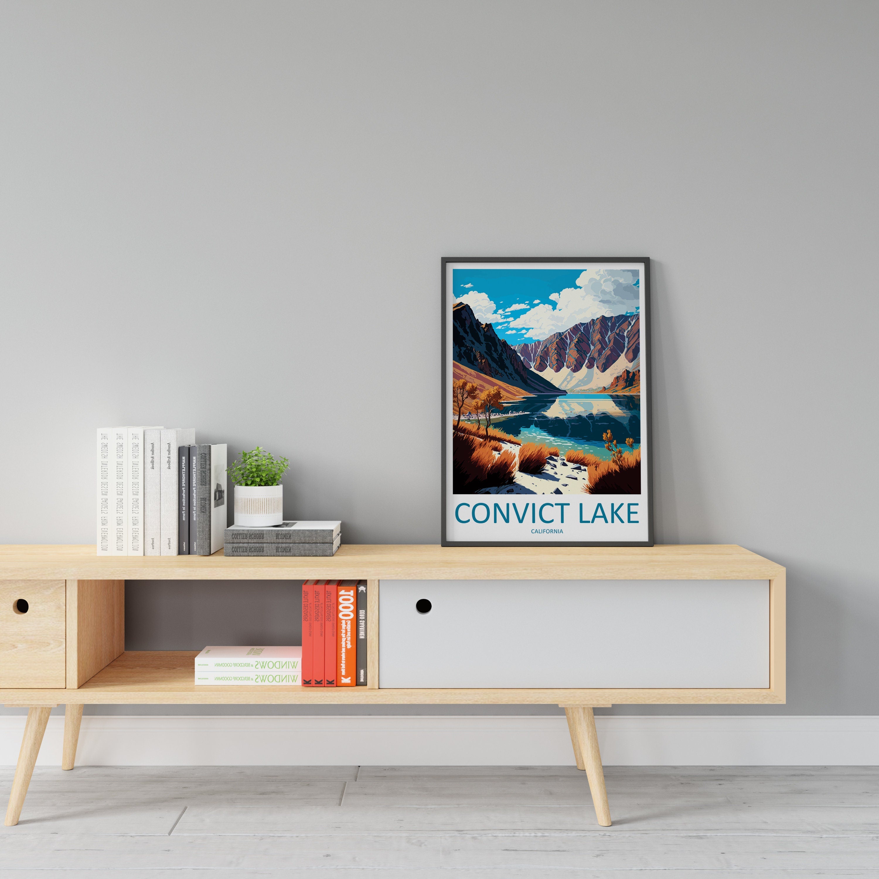 Convict Lake Travel Print