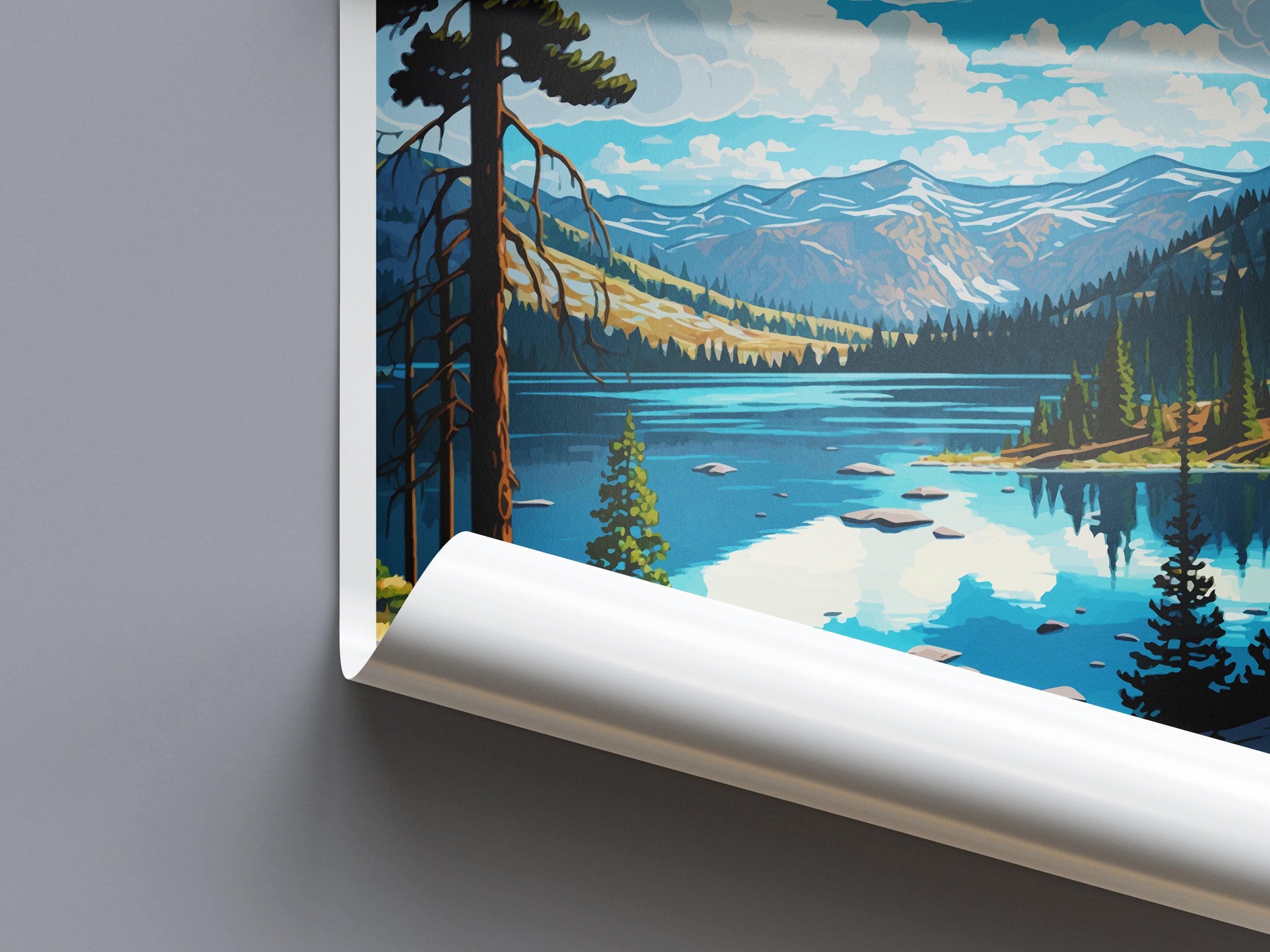 Donner Lake Travel Print