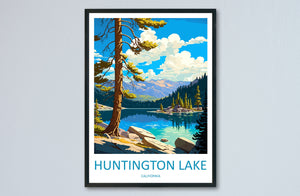 Huntington Lake Travel Print