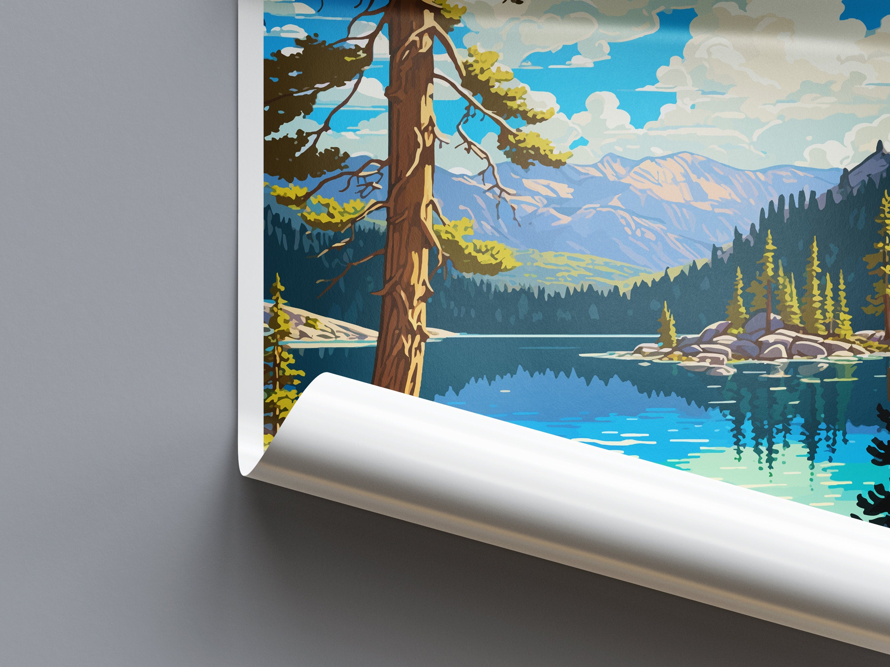 Huntington Lake Travel Print