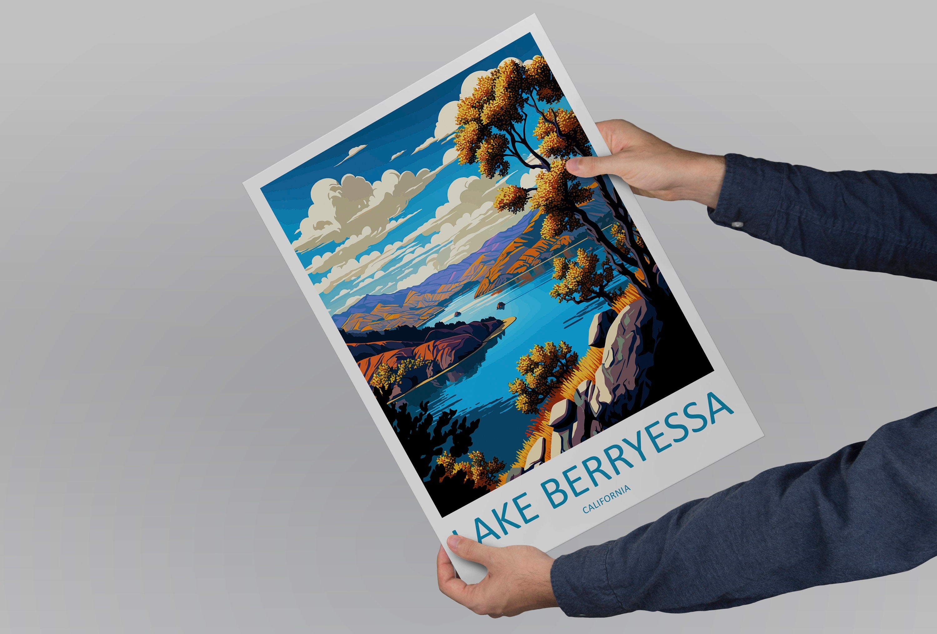 Lake Berryessa Travel Print