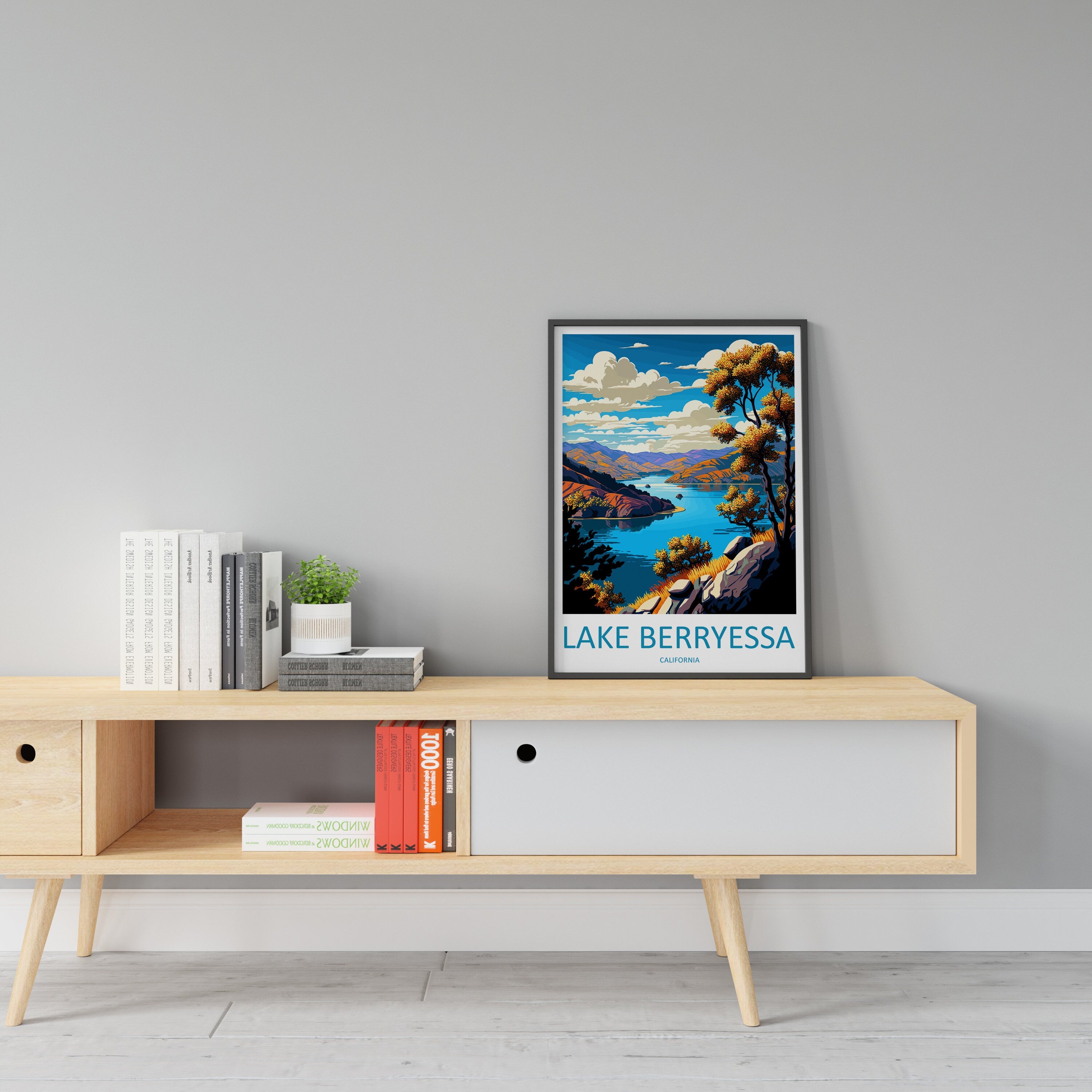 Lake Berryessa Travel Print