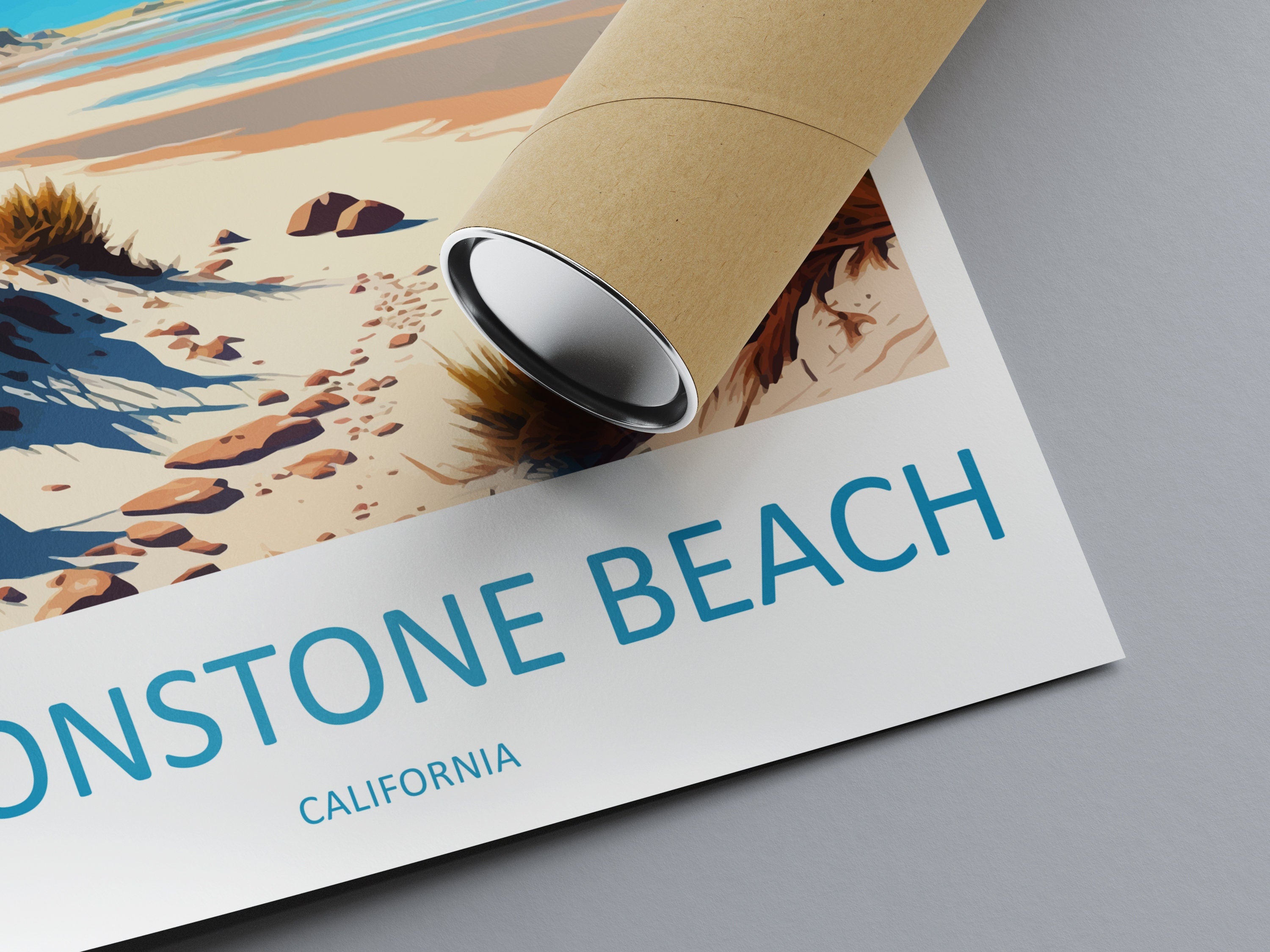 Moonstone Beach Travel Print