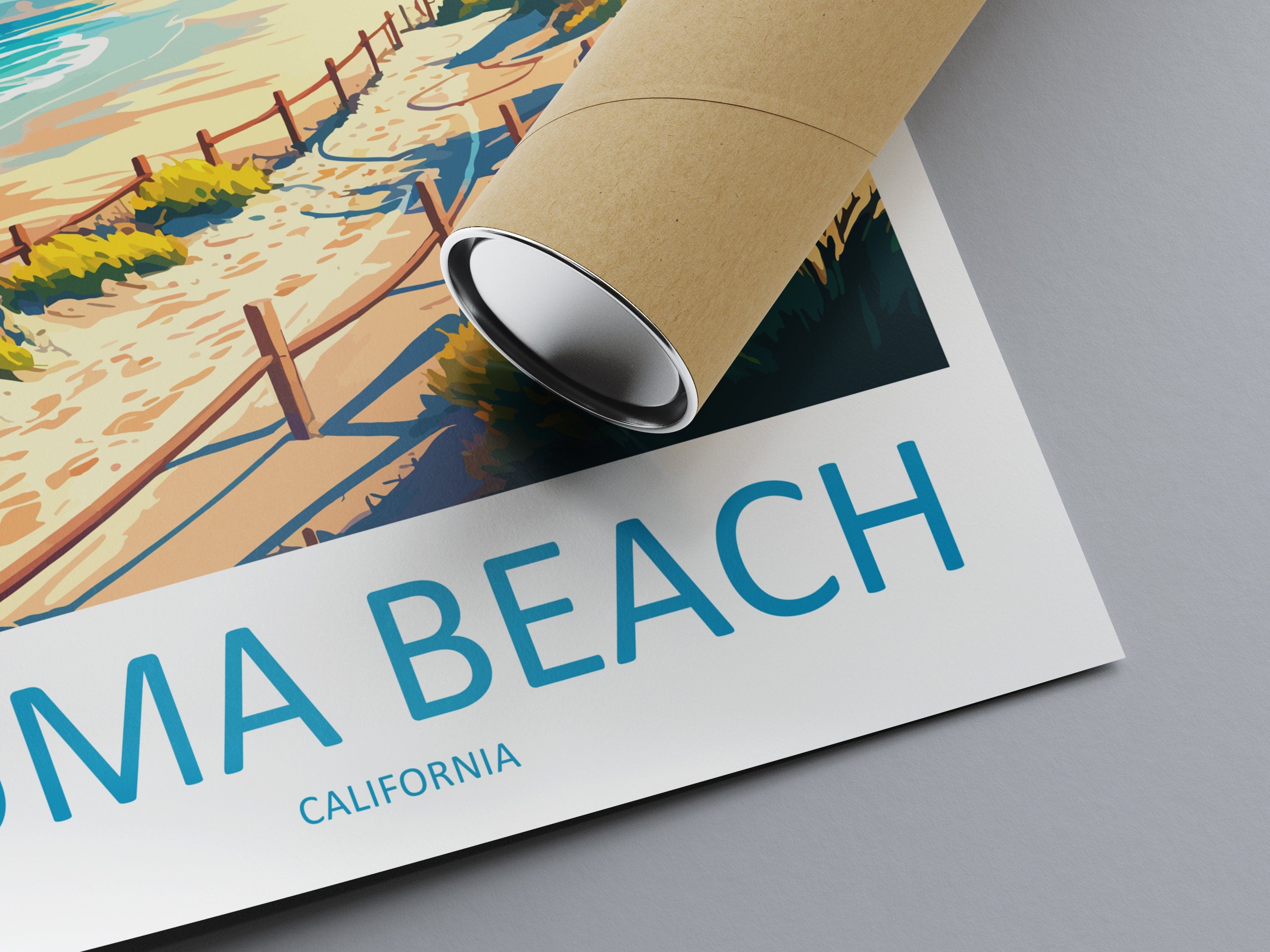 Zuma Beach Travel Print