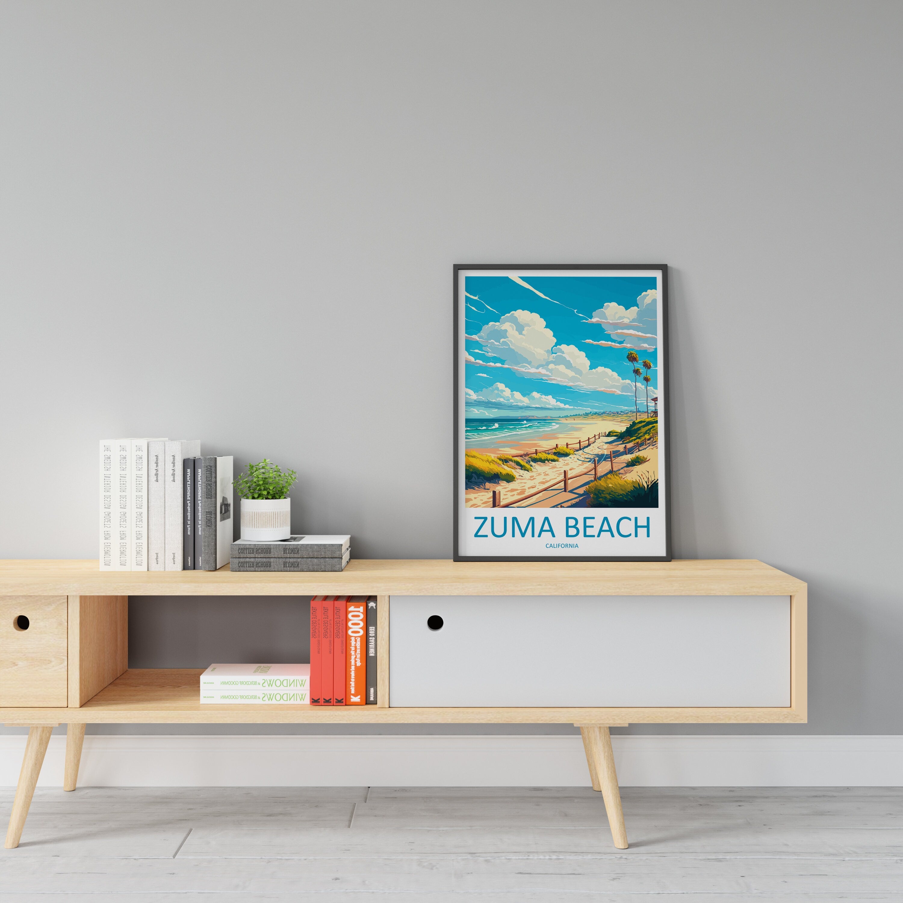 Zuma Beach Travel Print