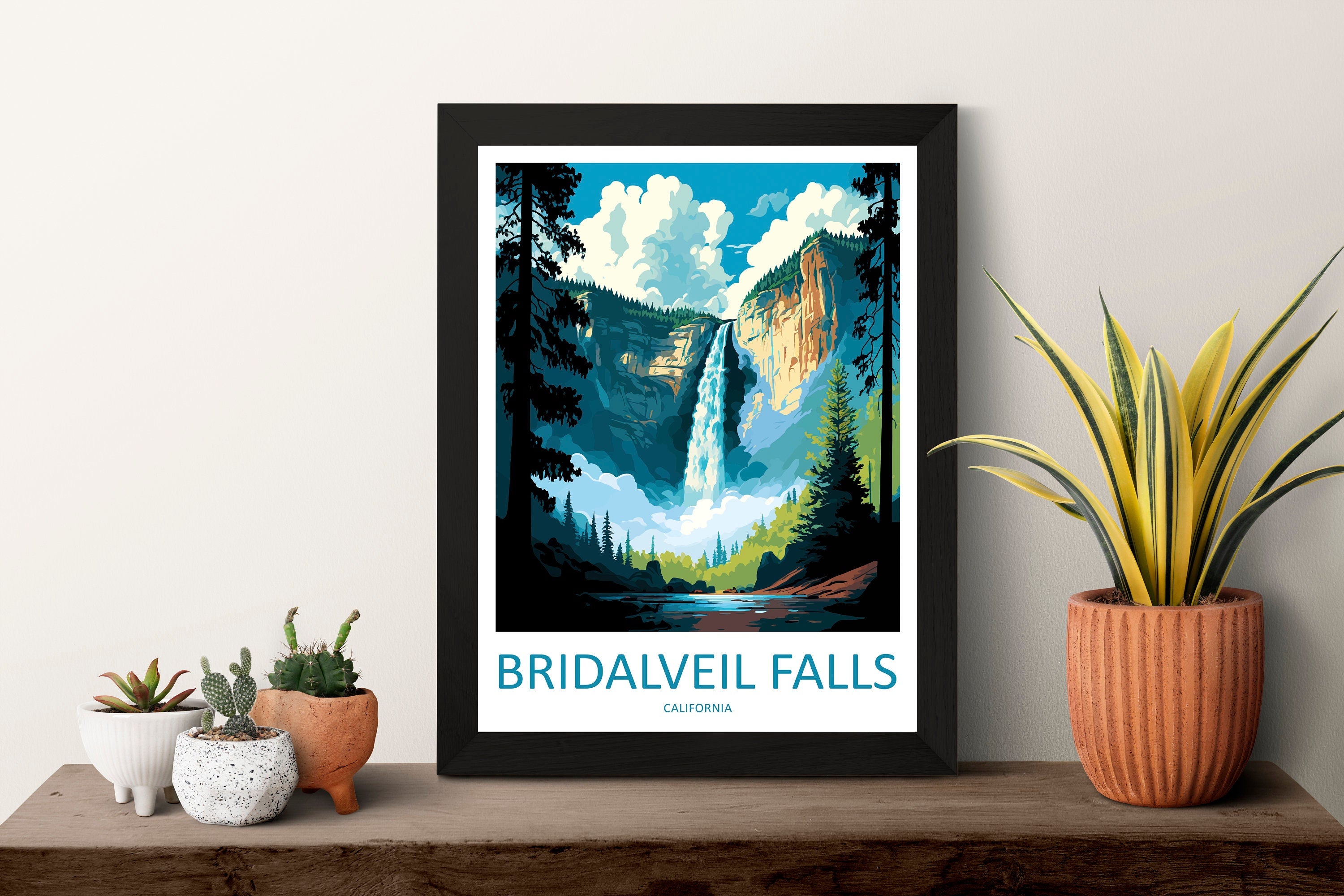 Bridalveil Falls Travel Print