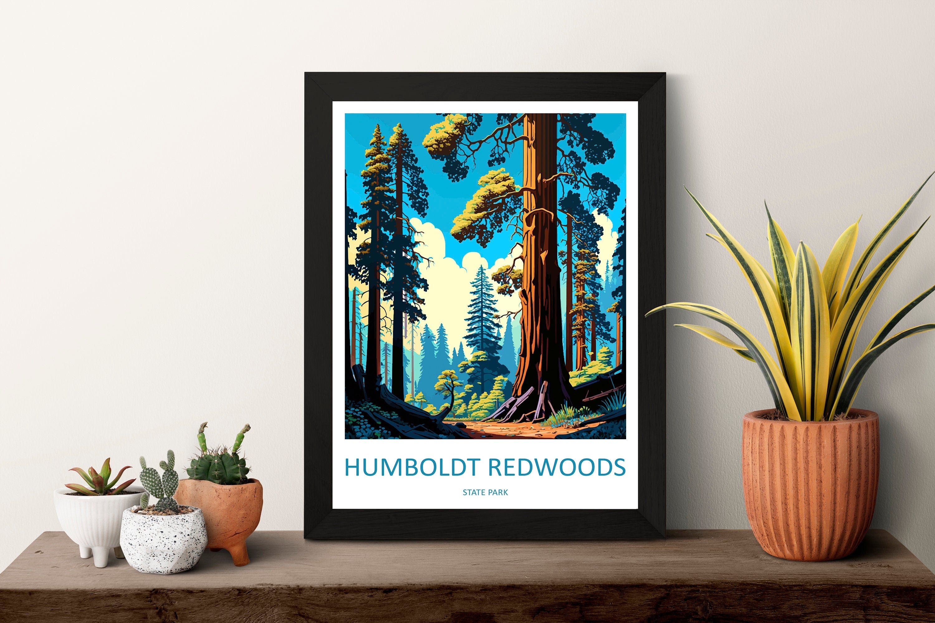 Humboldt Redwoods State Park Travel Print