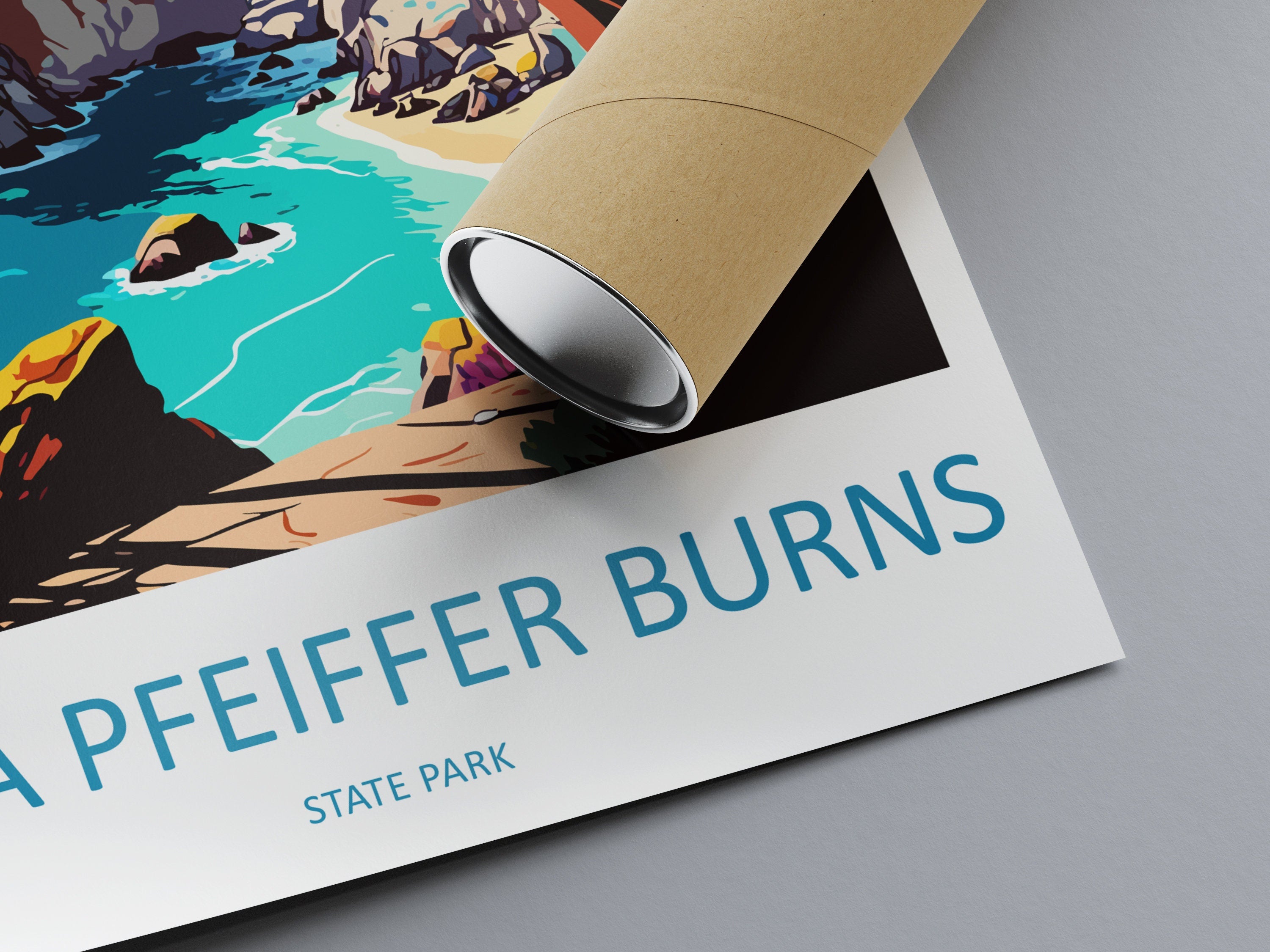 Julia Pfeiffer Burns State Park Travel Print