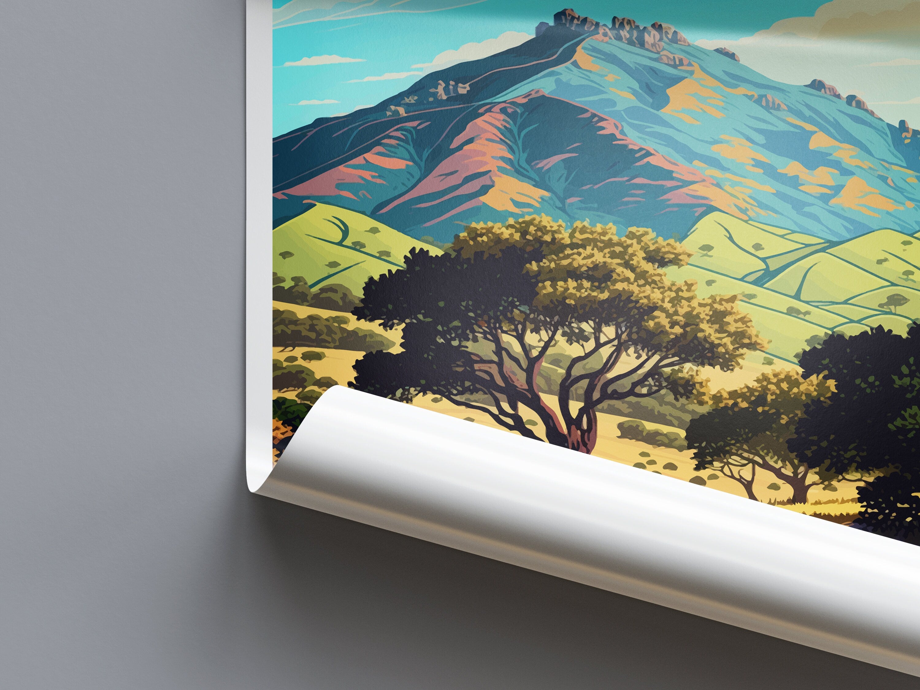 Mount Diablo State Park Travel Print