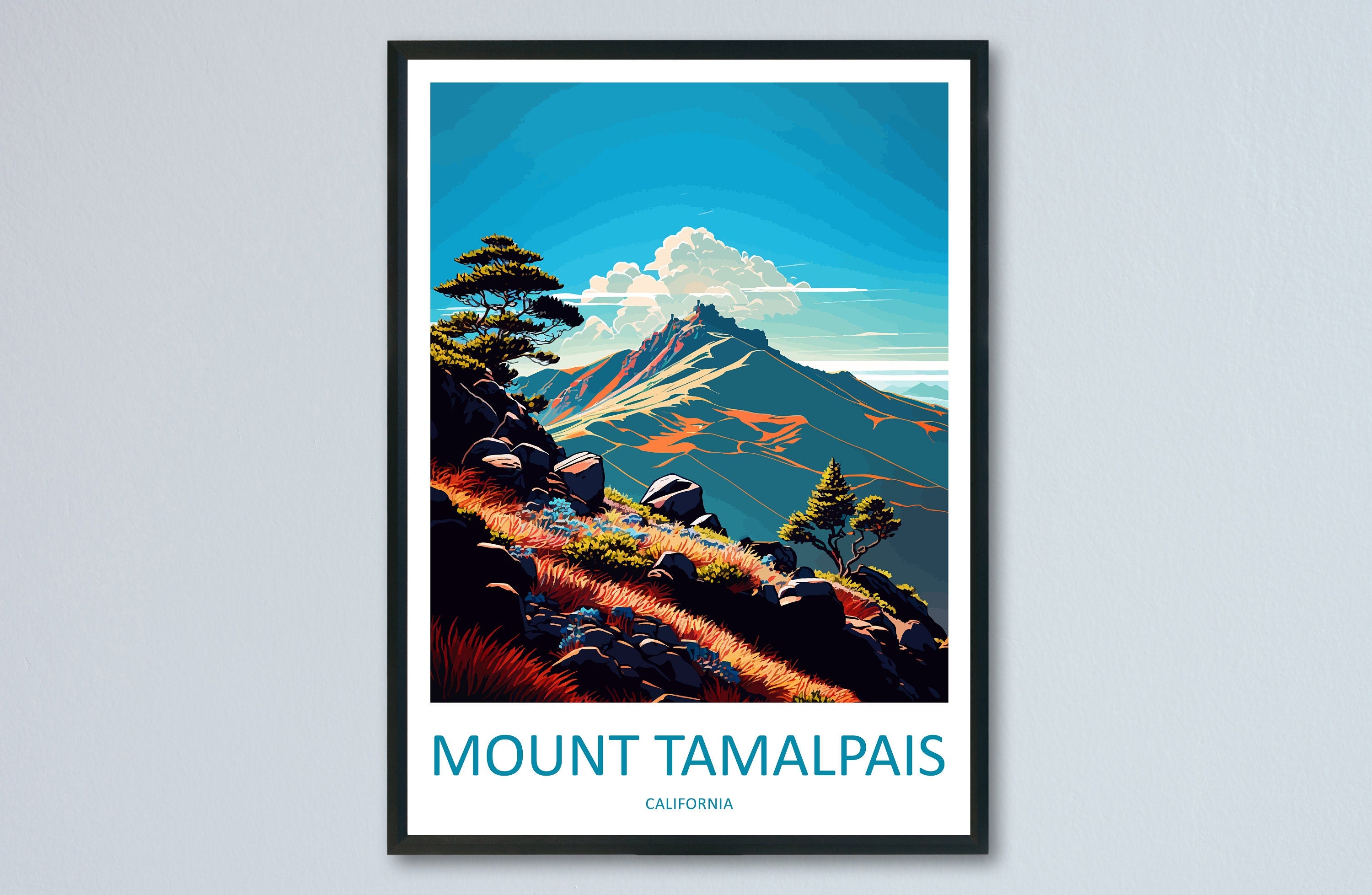 Mount Tamalpais Travel Print