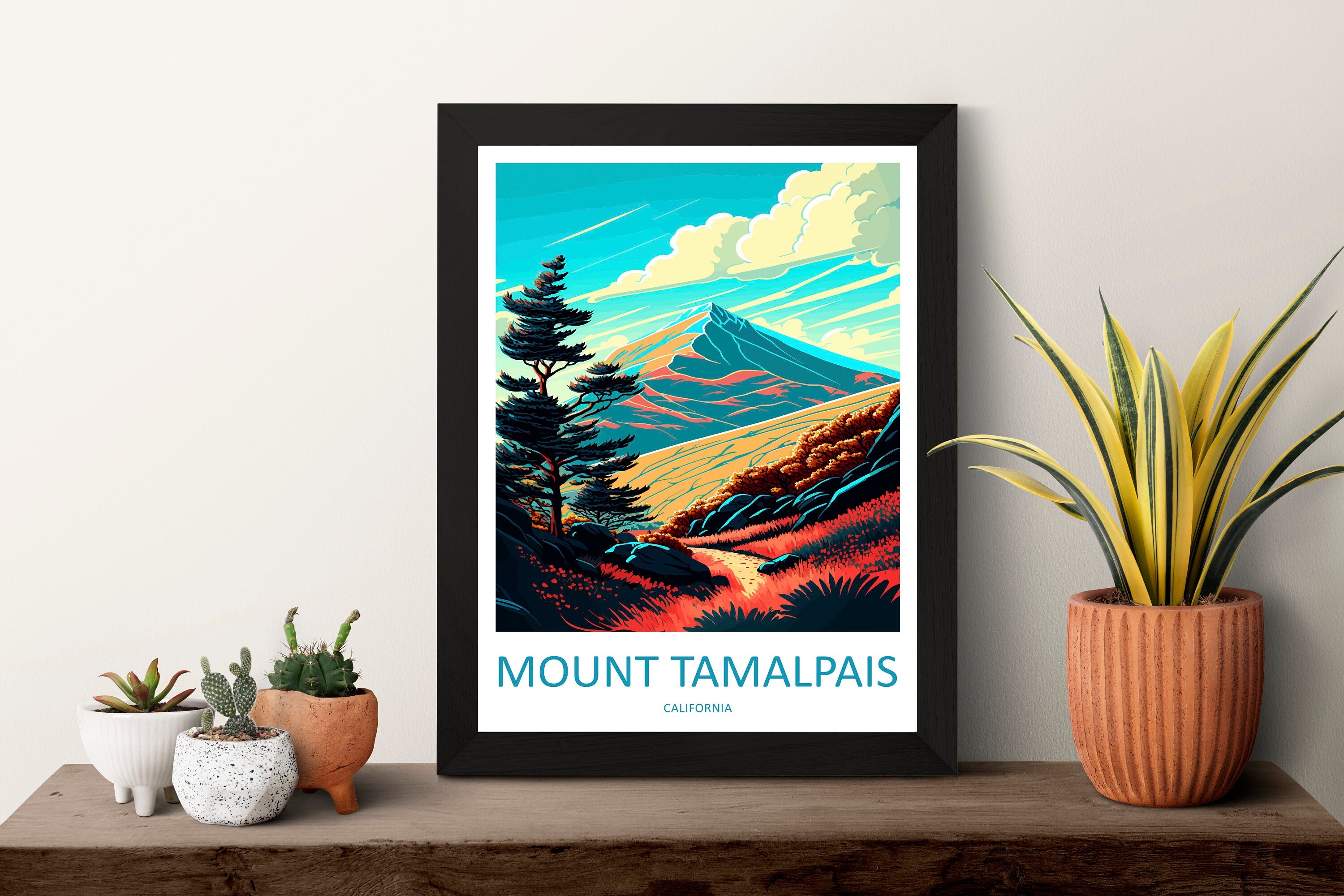 Mount Tamalpais Travel Print