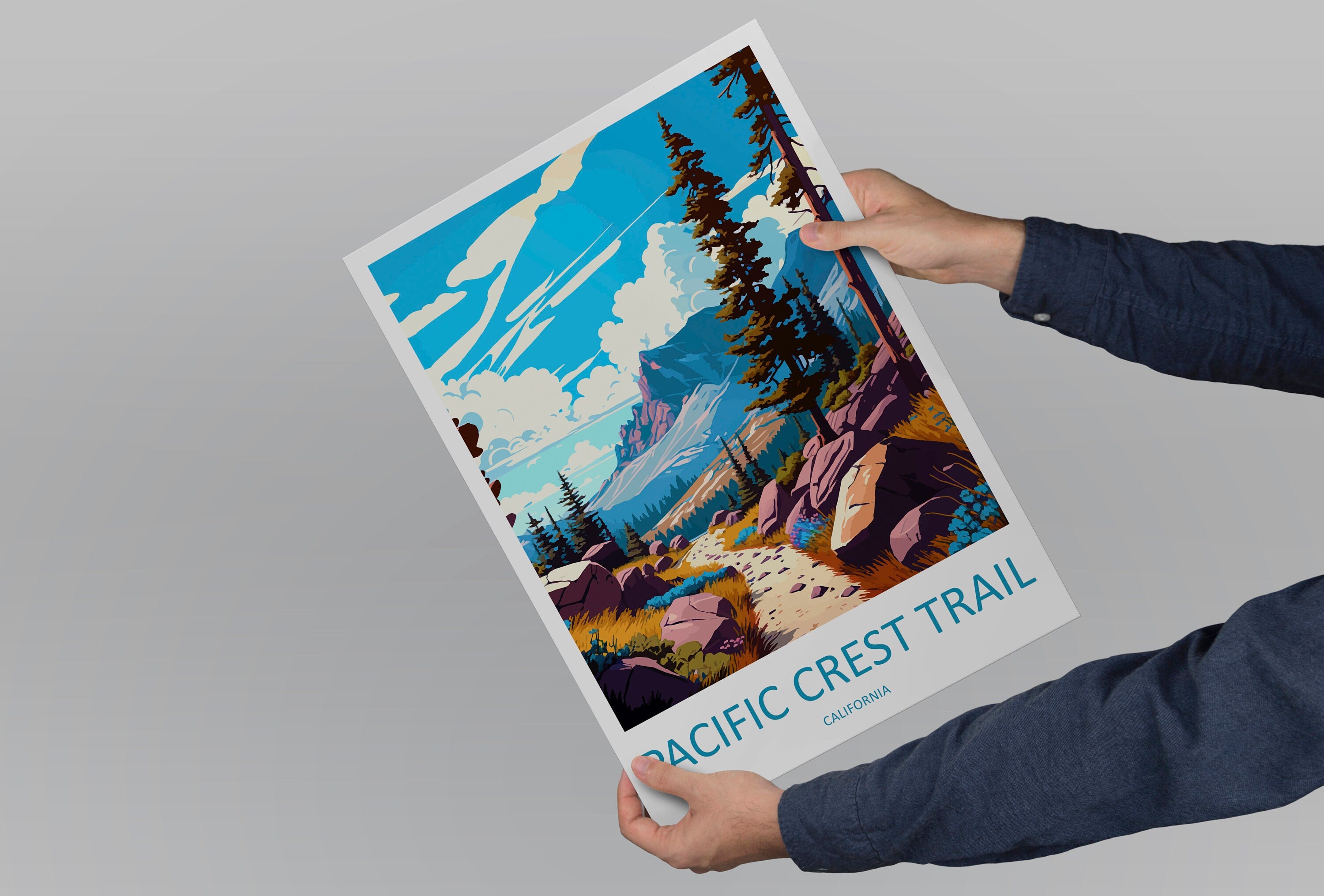 Pacific Crest Trail Travel Print