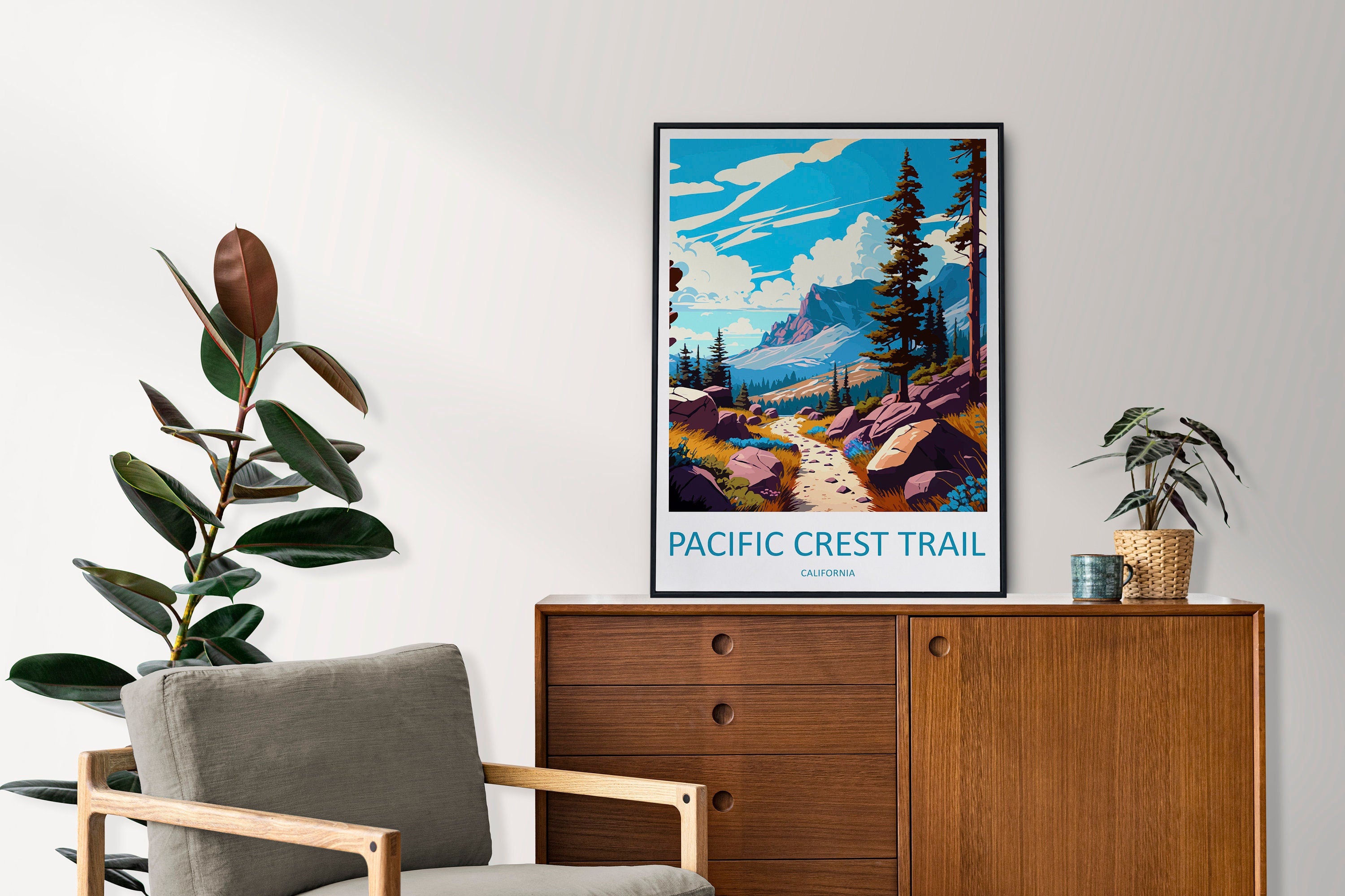 Pacific Crest Trail Travel Print