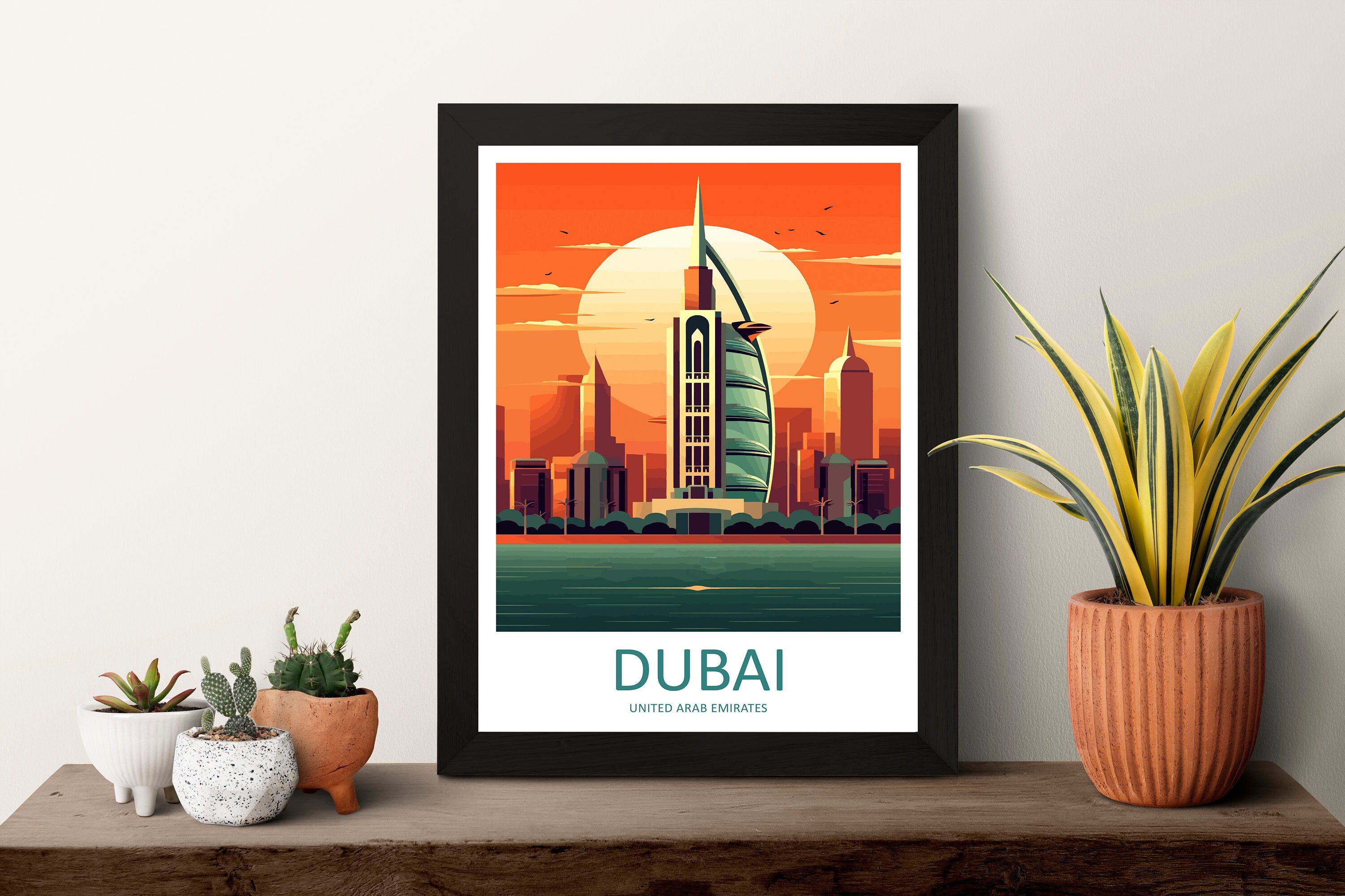 Dubai Travel Print