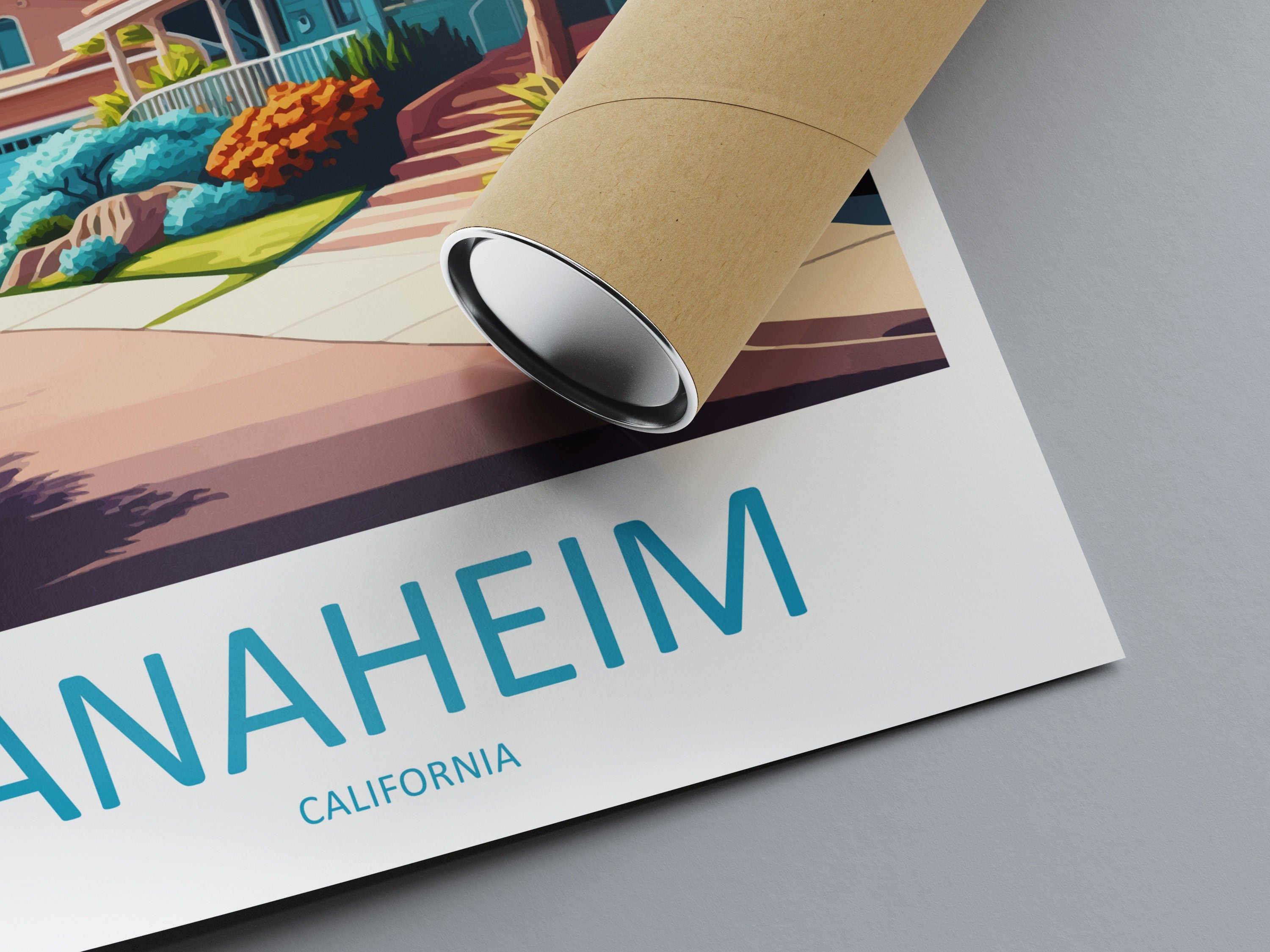 Anaheim Travel Print