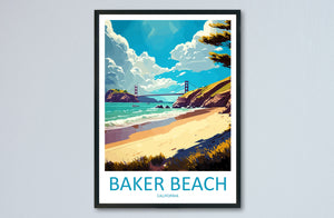 Baker Beach Travel Print