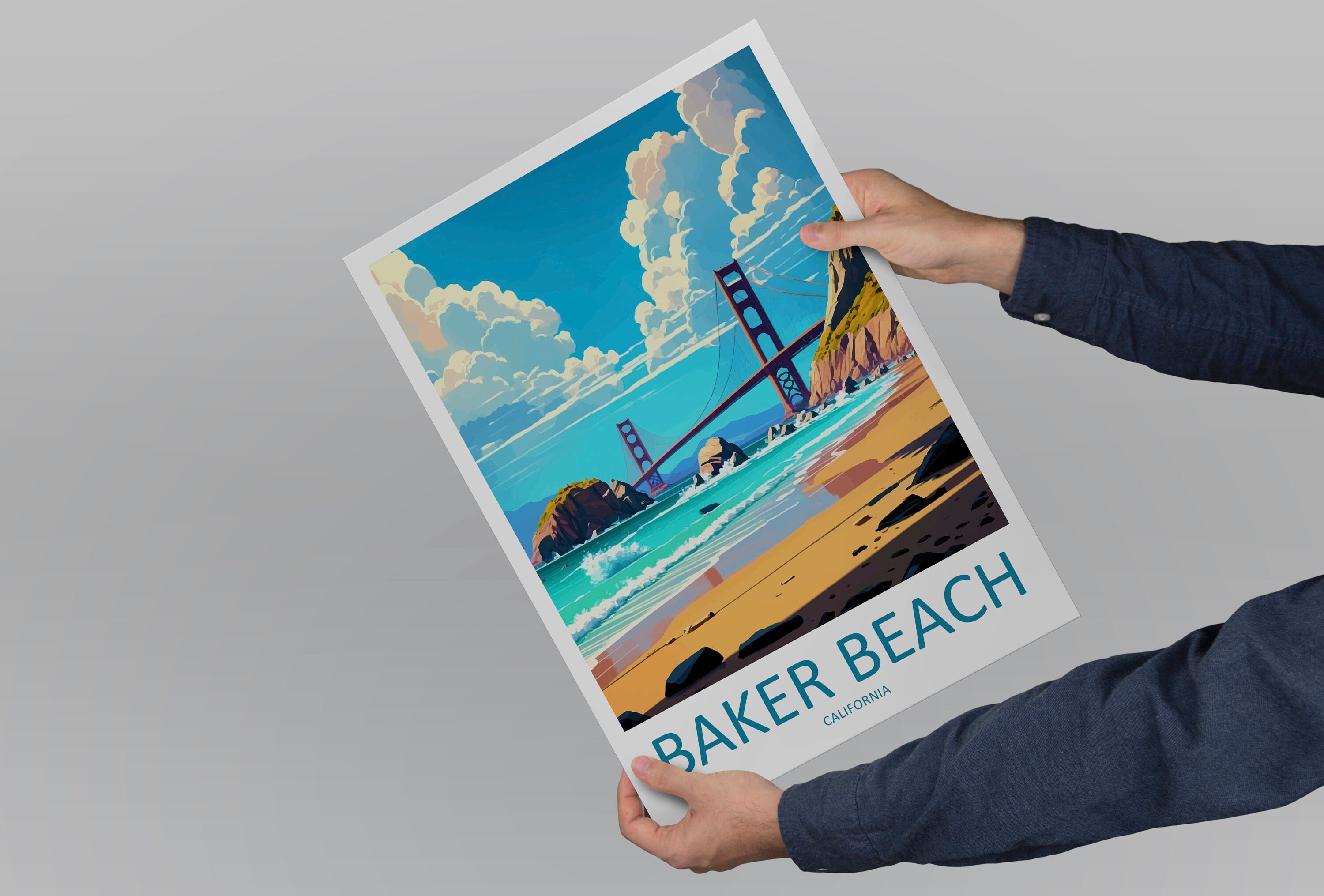 Baker Beach Travel Print