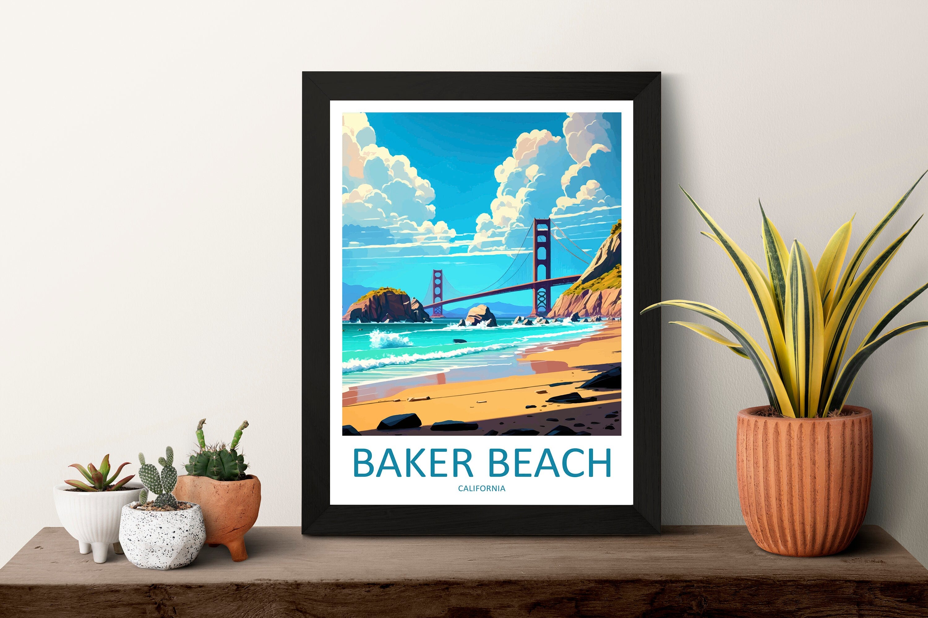 Baker Beach Travel Print