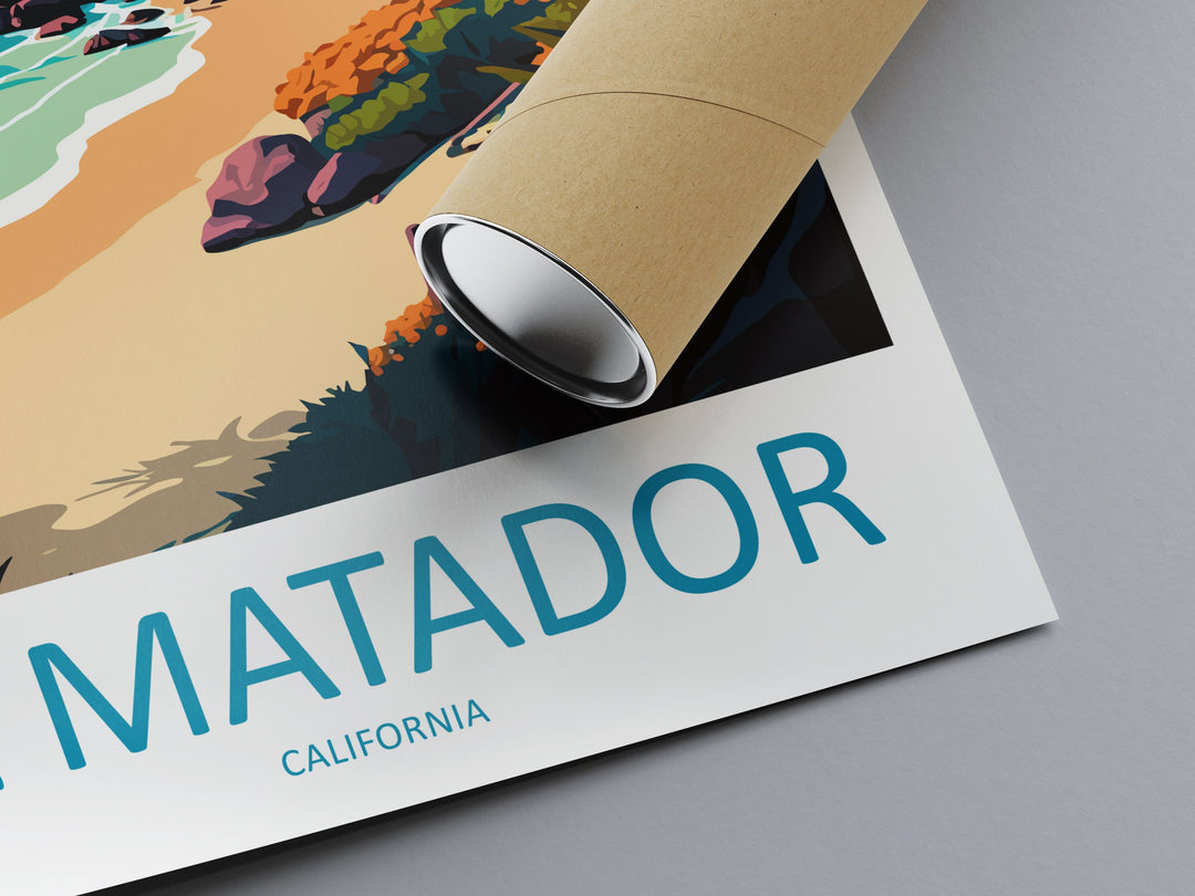 El Matador Travel Print Wall Art El Matador Wall Hanging Home Décor El Matador Gift Art Lovers California Art Poster El Matador Cali