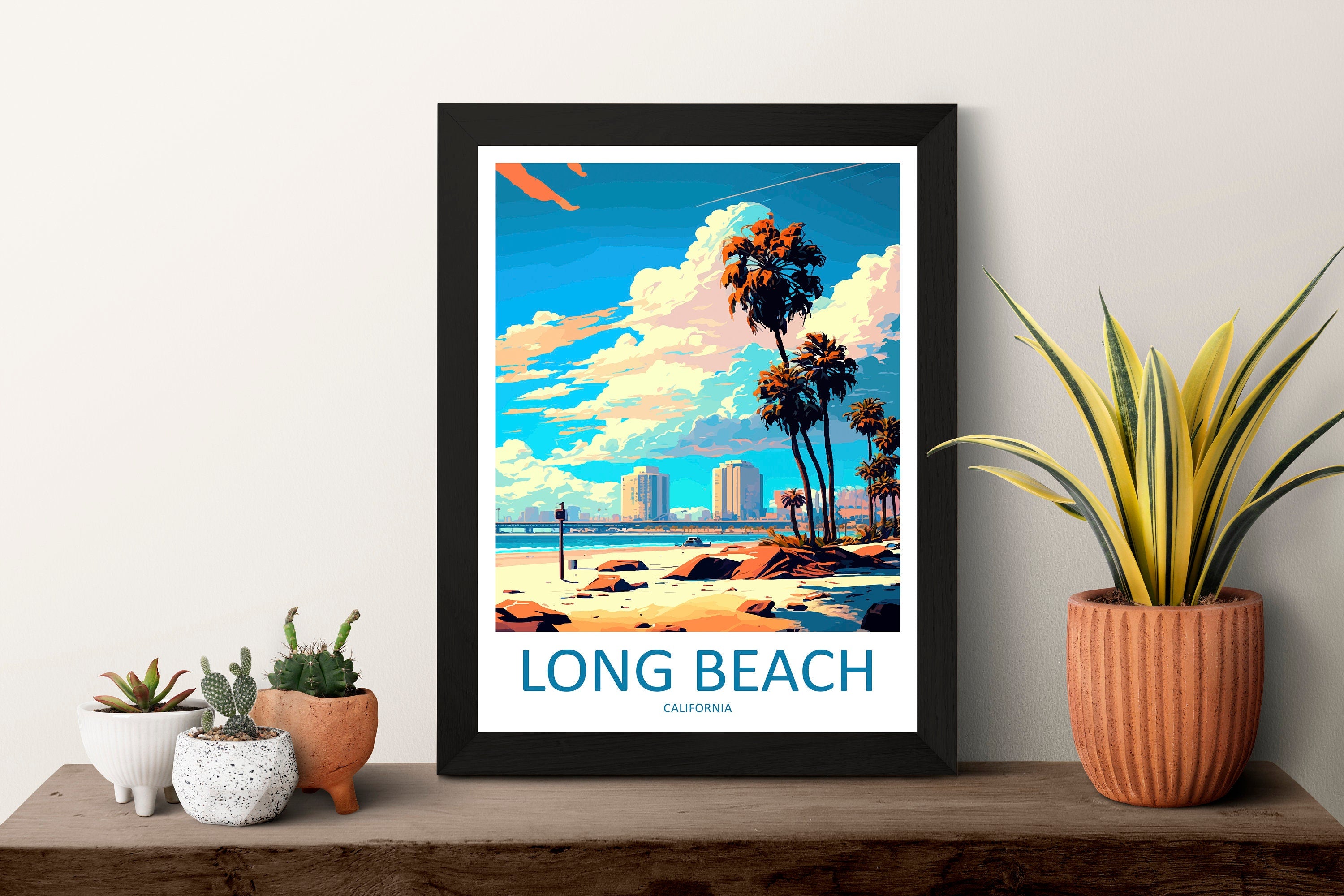 Long Beach Travel Print