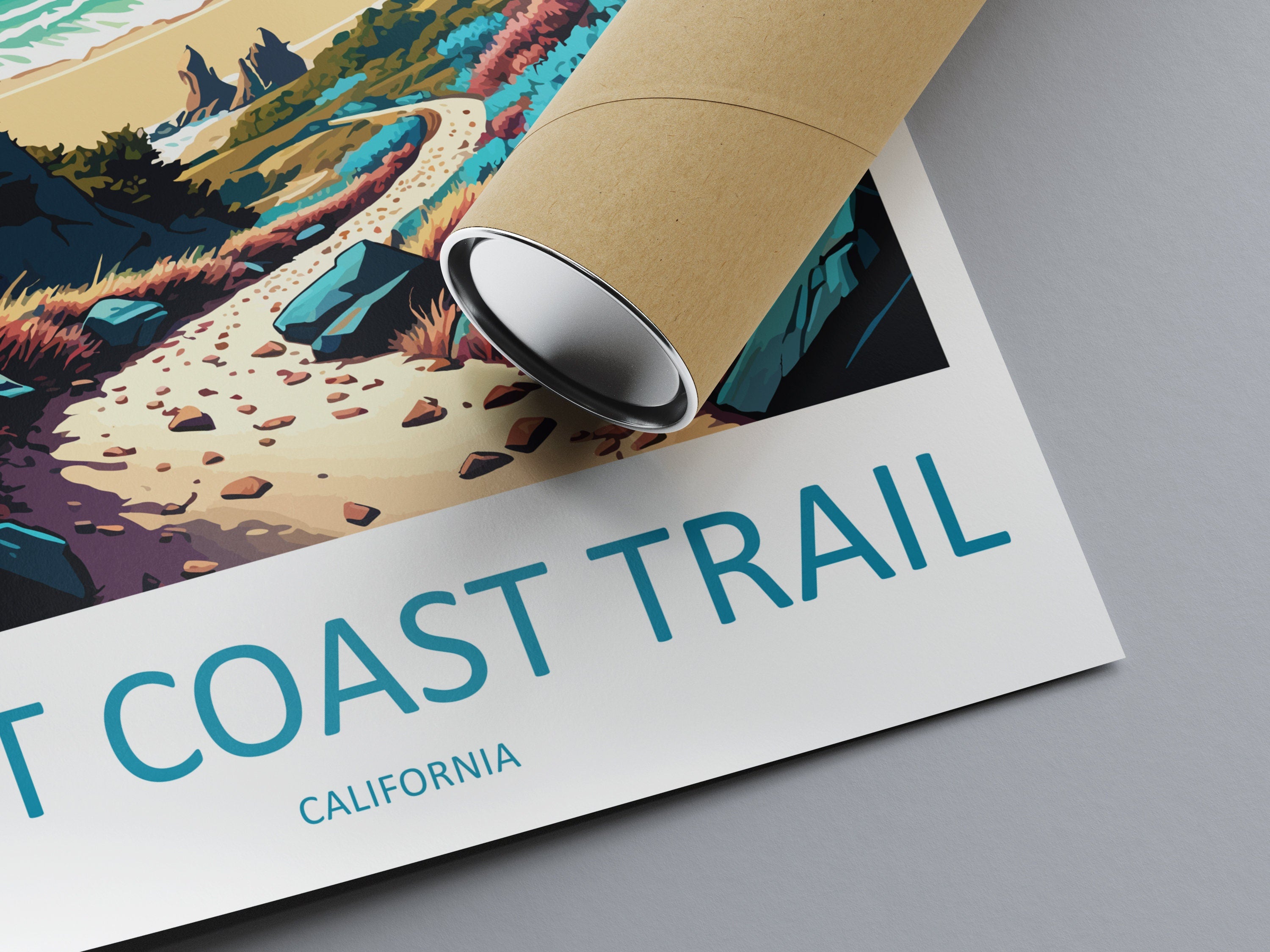 Lost Coast Trail Travel Print