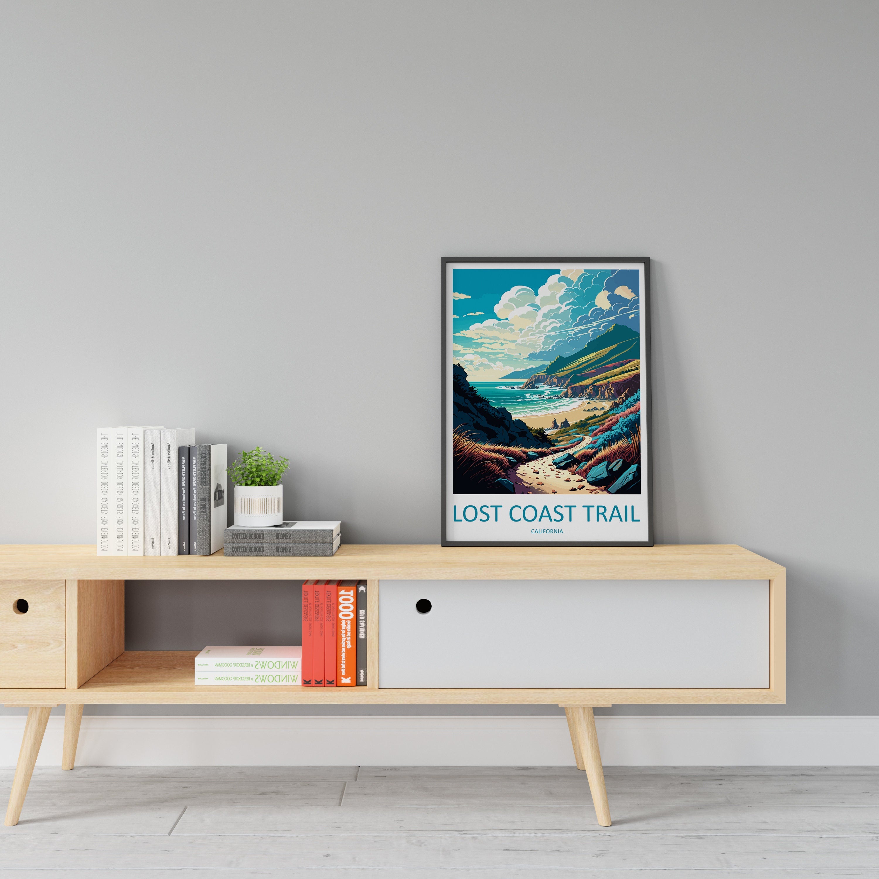 Lost Coast Trail Travel Print