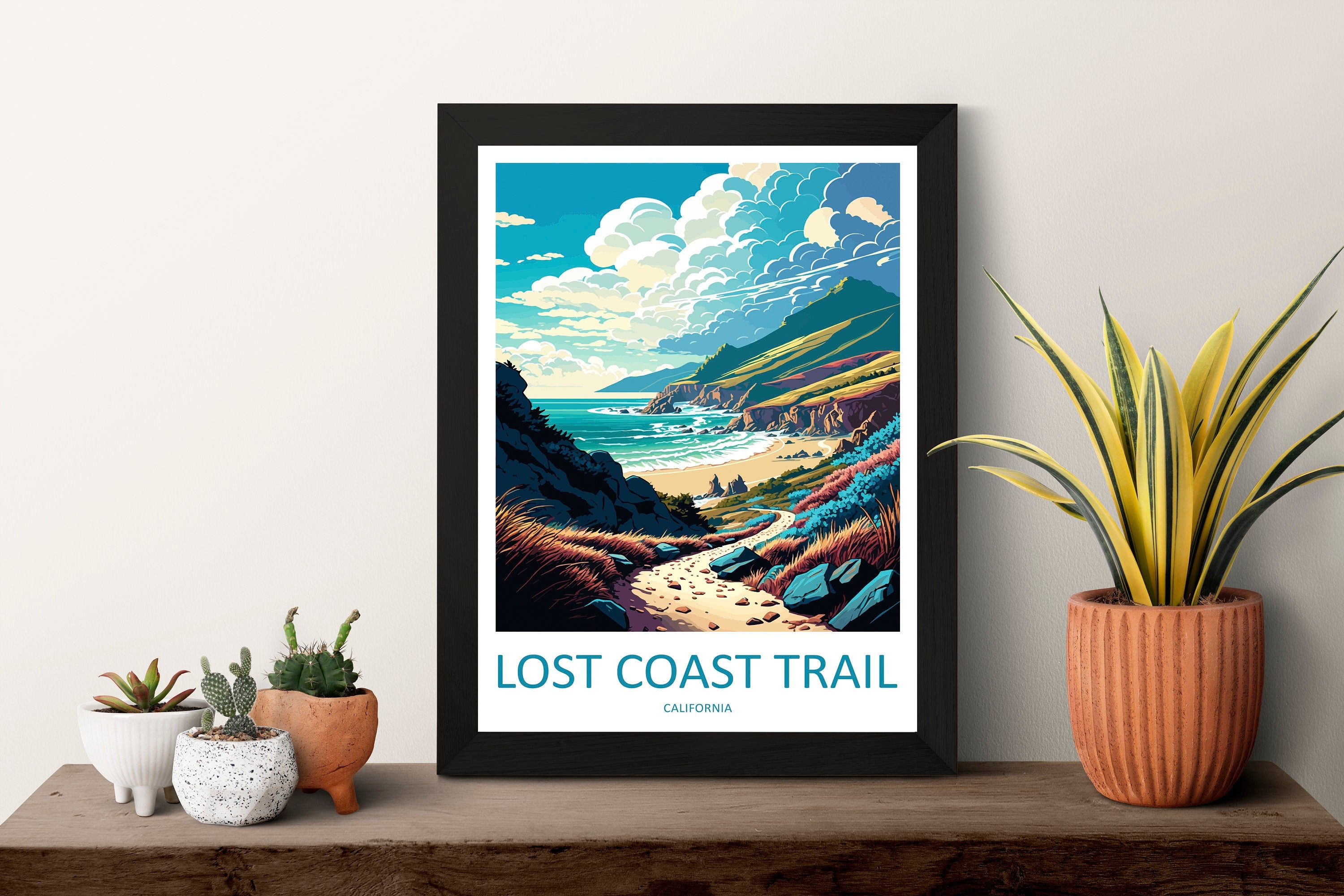 Lost Coast Trail Travel Print