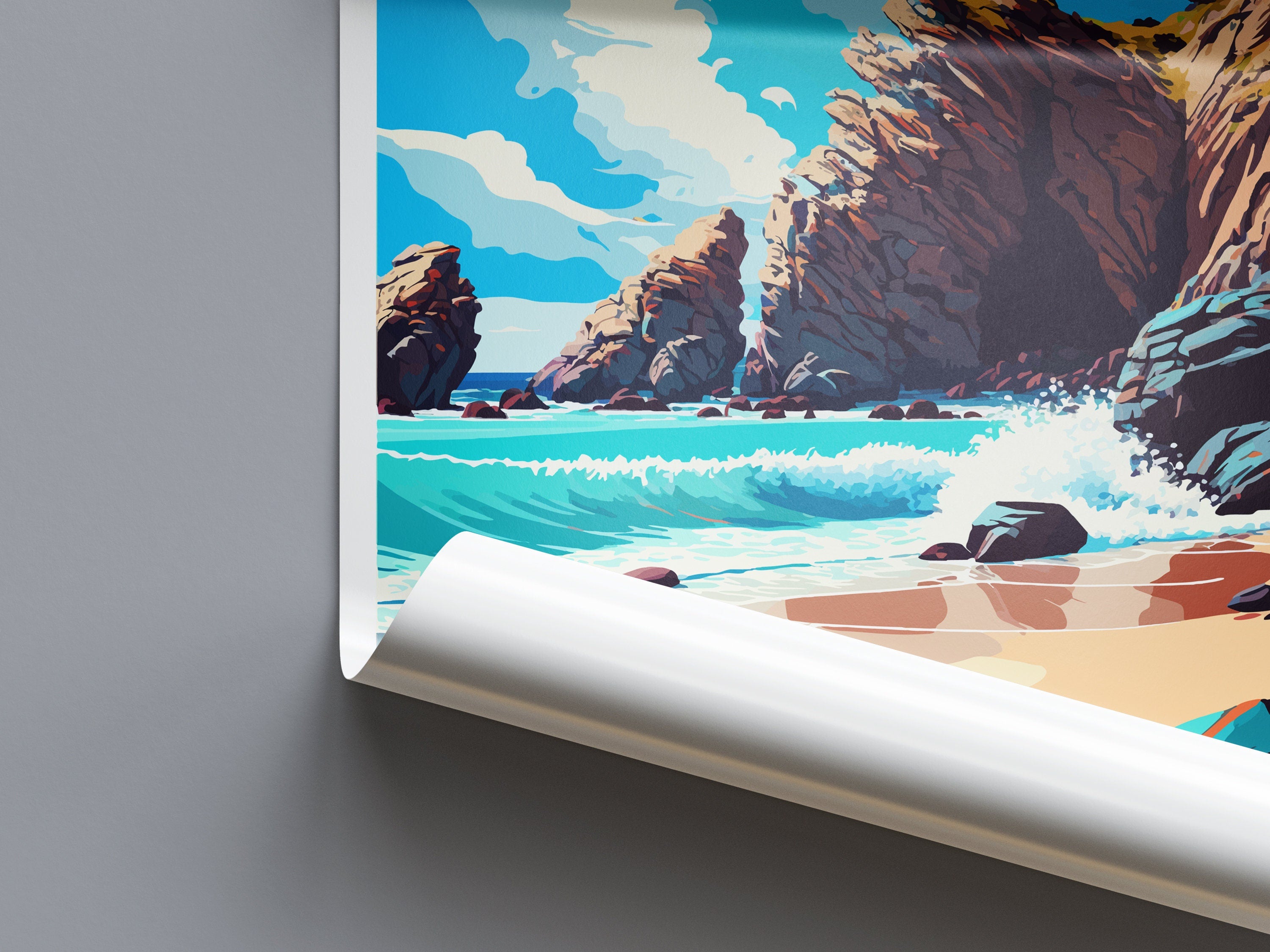 Pfeiffer Beach Travel Print