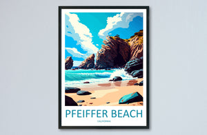 Pfeiffer Beach Travel Print