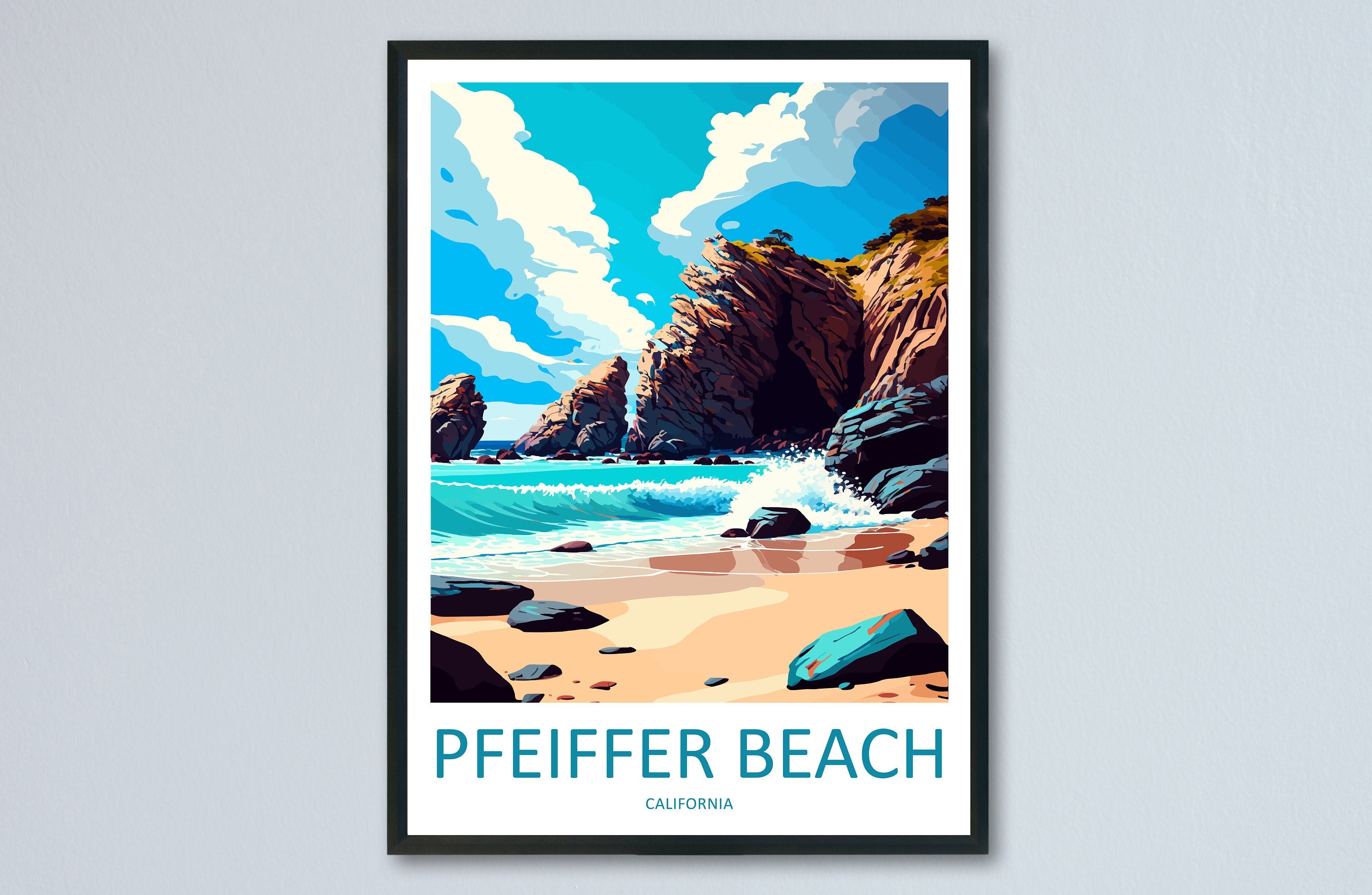 Pfeiffer Beach Travel Print