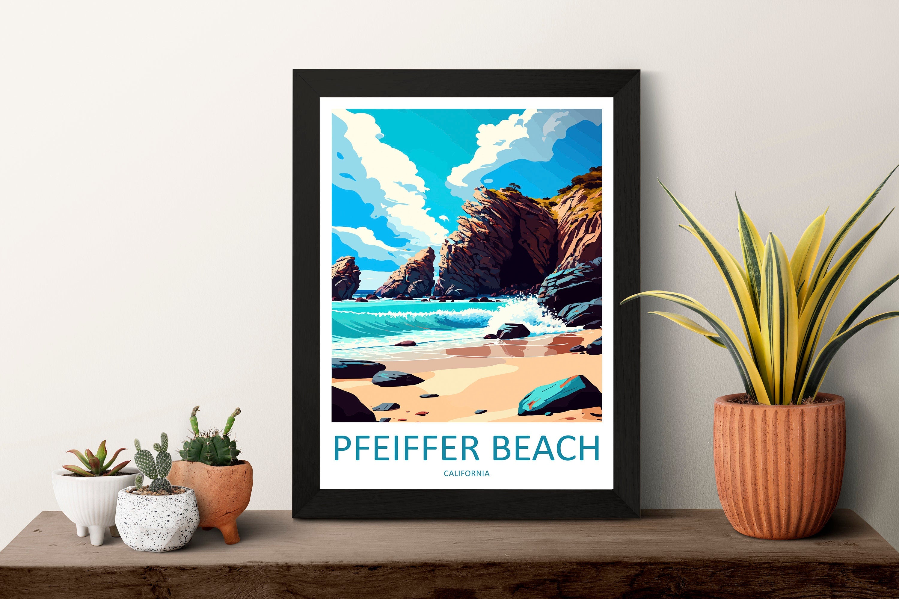 Pfeiffer Beach Travel Print