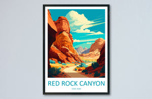 Red Rock Canyon State Park Travel Print