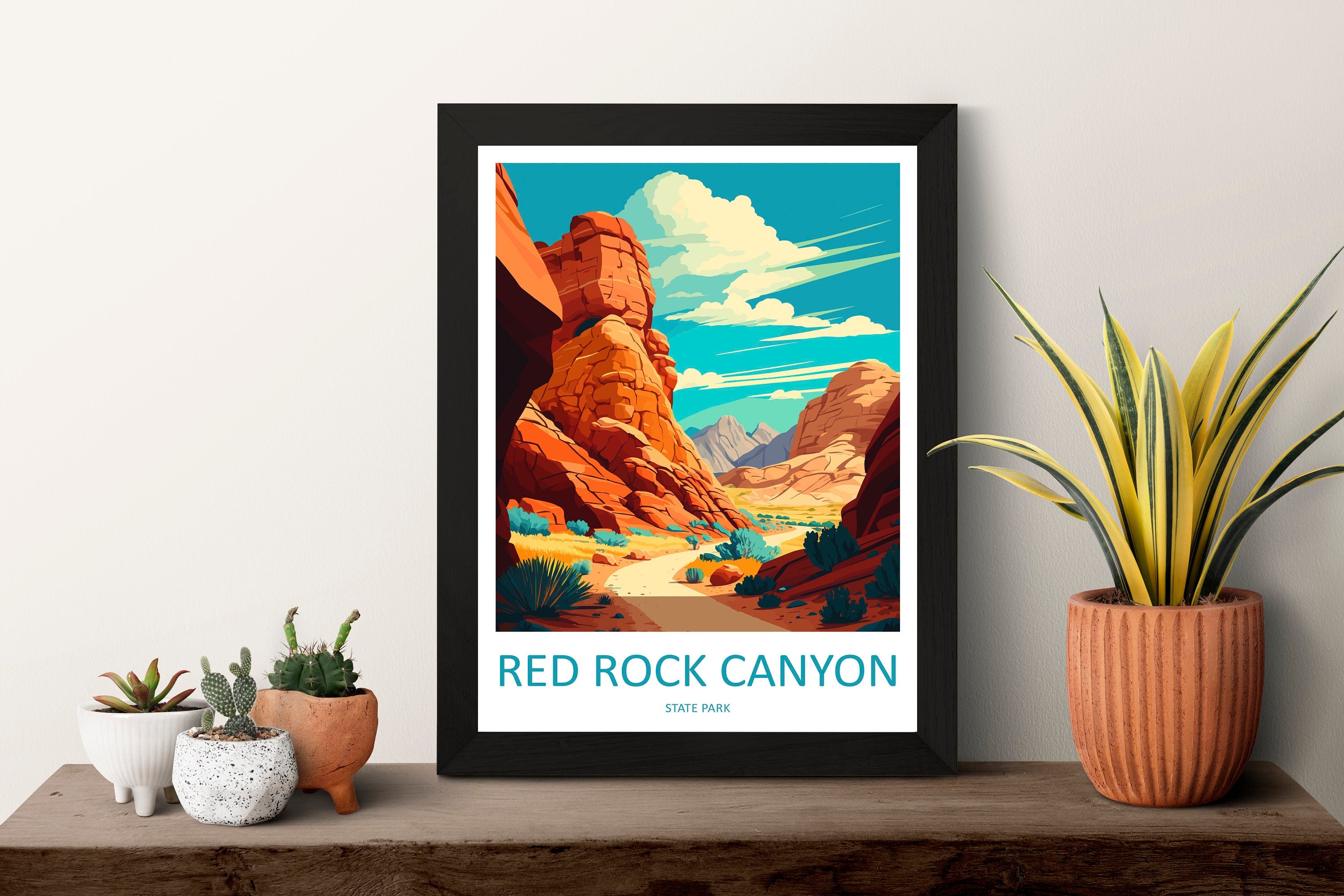 Red Rock Canyon State Park Travel Print