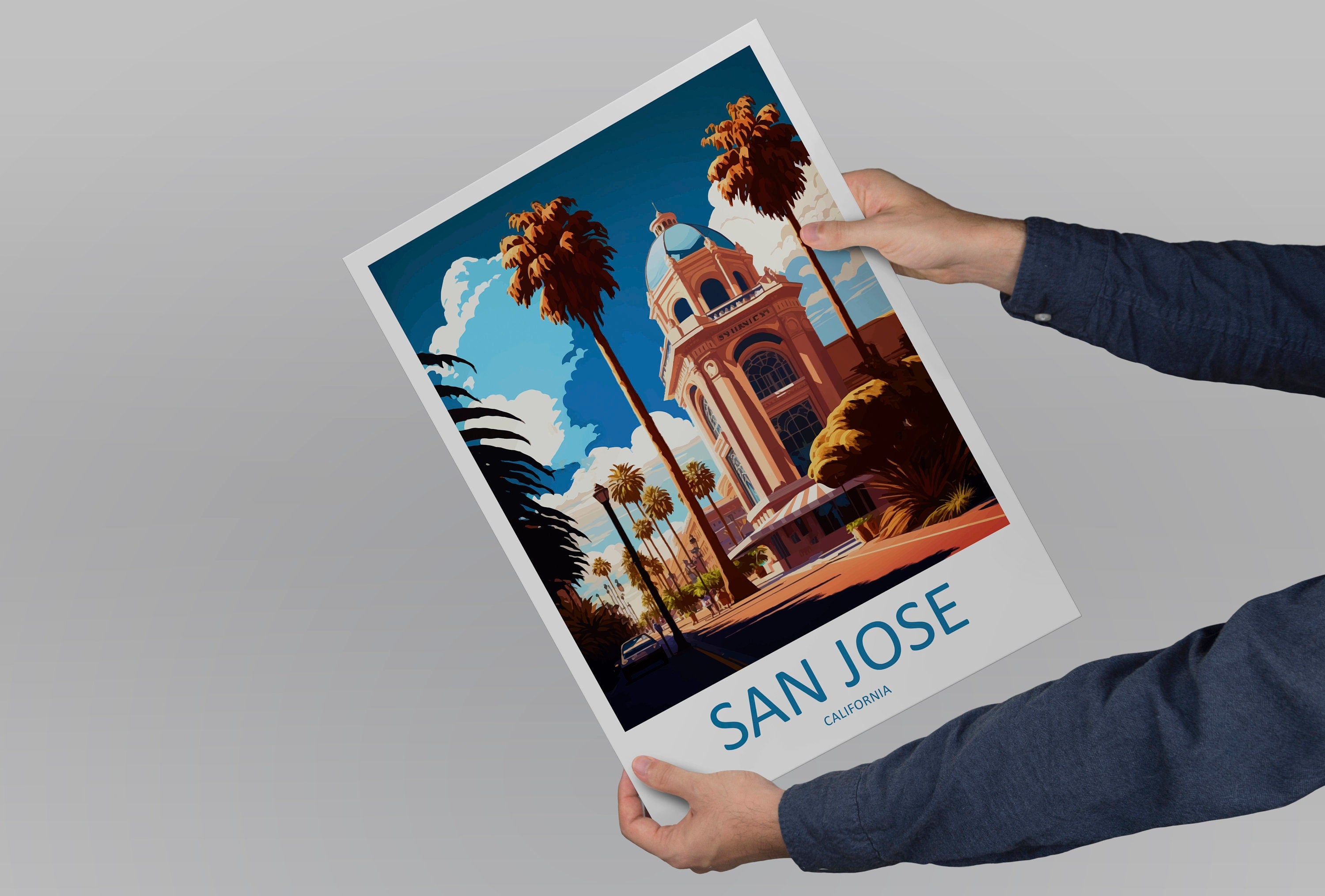 San Jose Travel Print