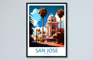 San Jose Travel Print