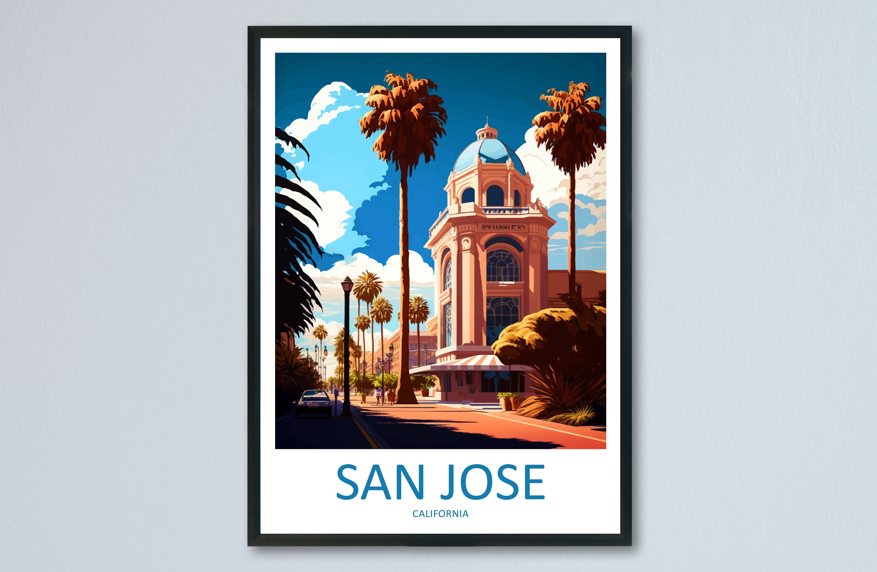 San Jose Travel Print