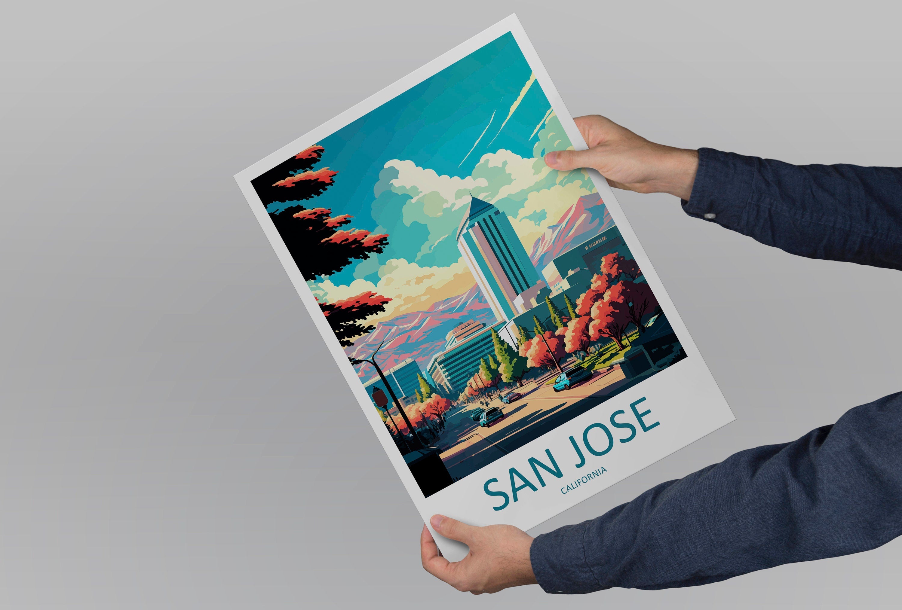 San Jose Travel Print