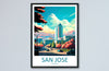 San Jose Travel Print