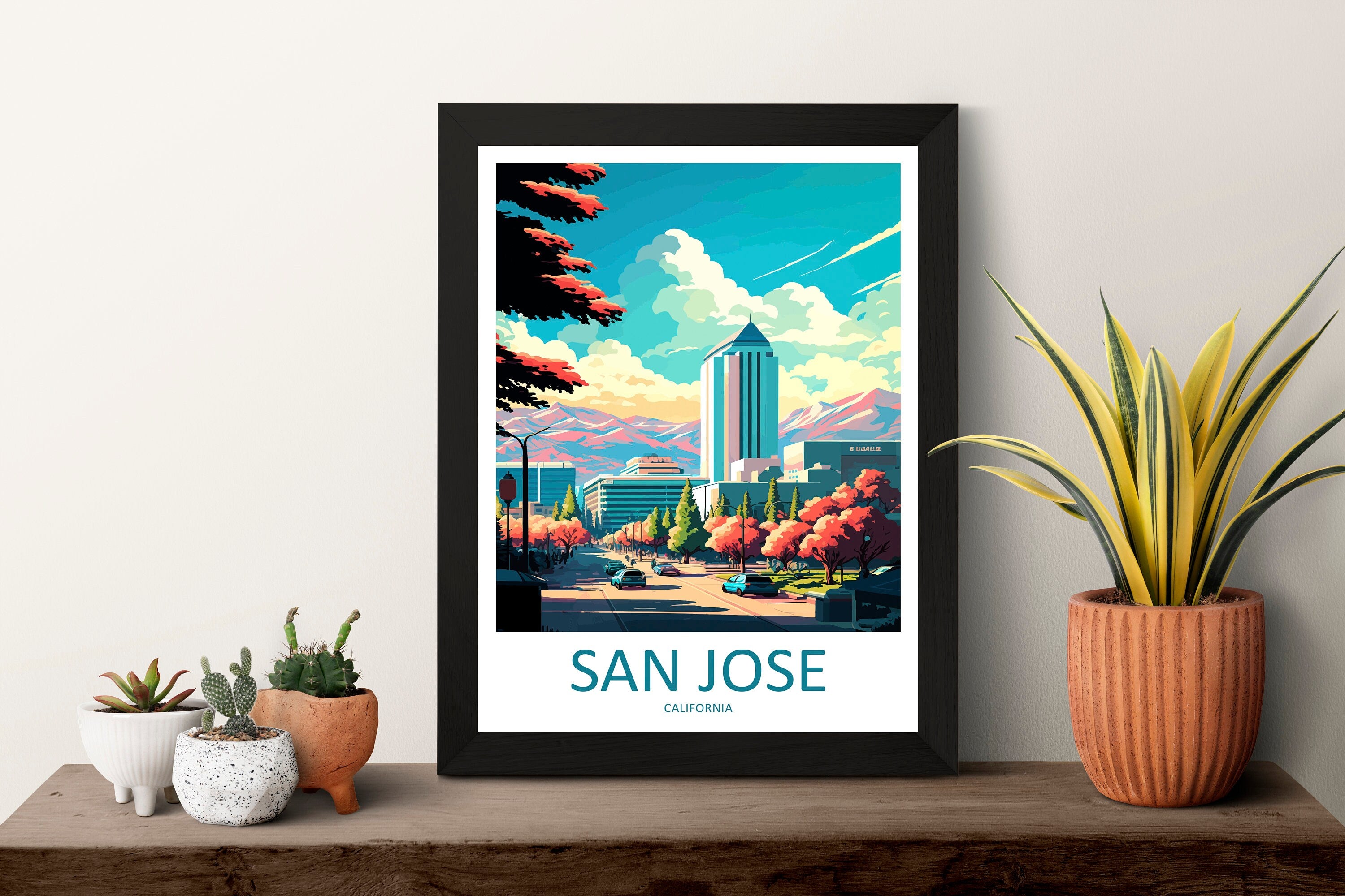 San Jose Travel Print