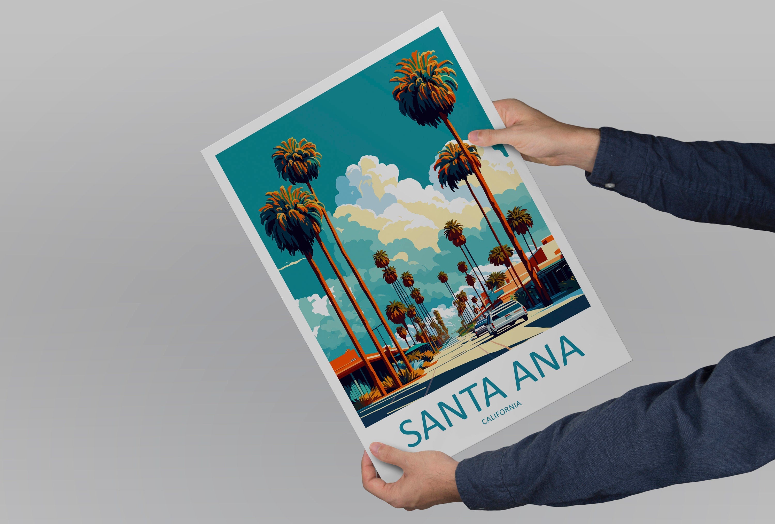 Santa Ana Travel Print