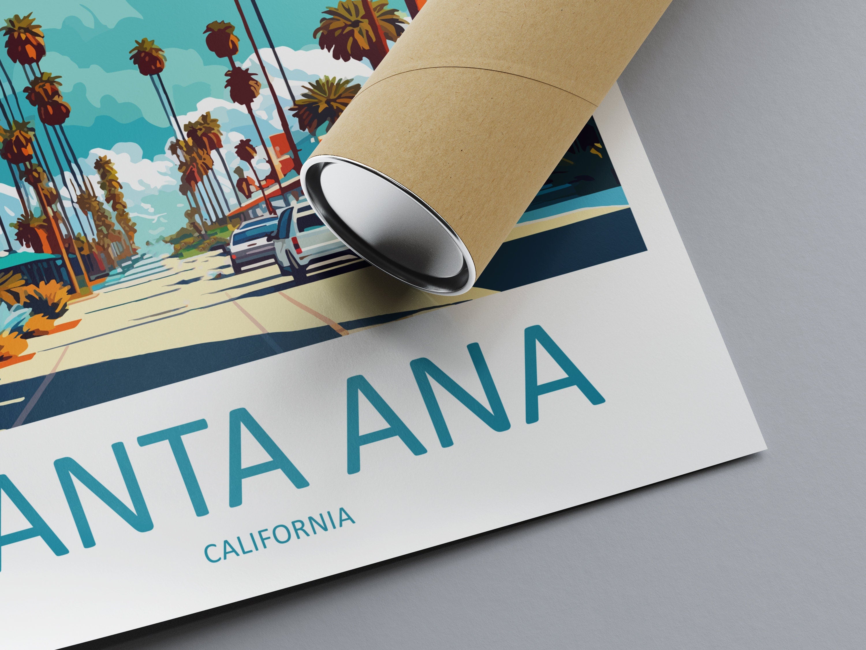 Santa Ana Travel Print