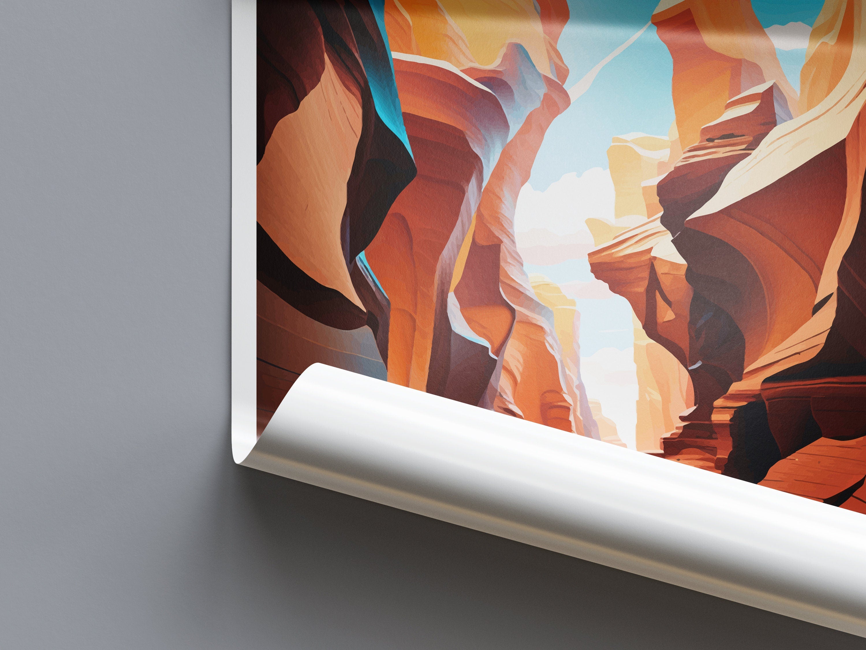 Antelope Canyon Travel Print